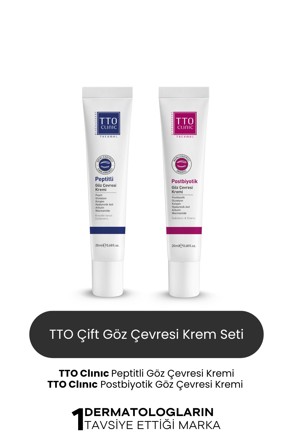 TTO Clinic Göz Çevresi Bakım Seti Peptit Ve Postbiyotik Avantajlı Paket