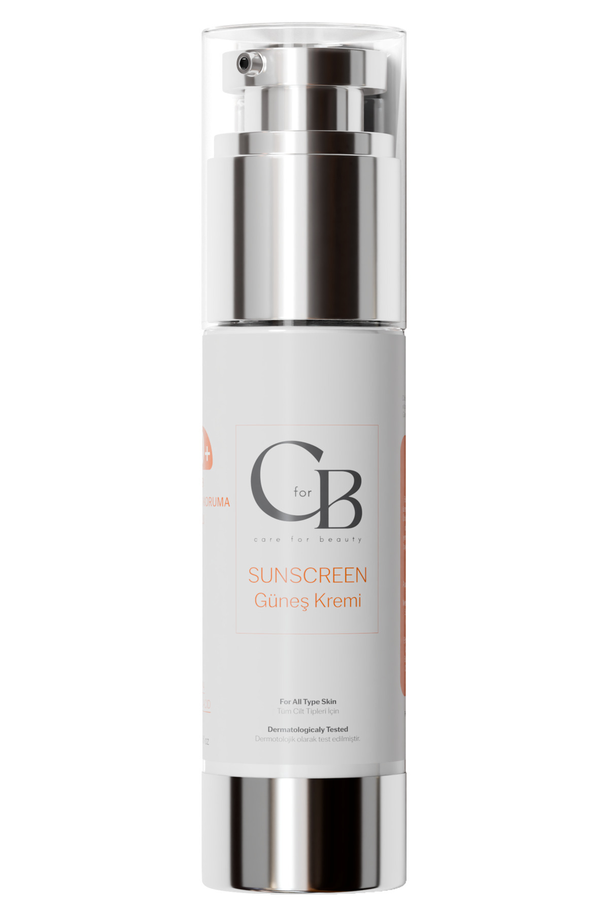CforB Cosmetics CforB Yüksek Koruma ve Nemlendirici Etkili Su Bazlı Güneş Koruyucu Krem SPF 50, 50 ml