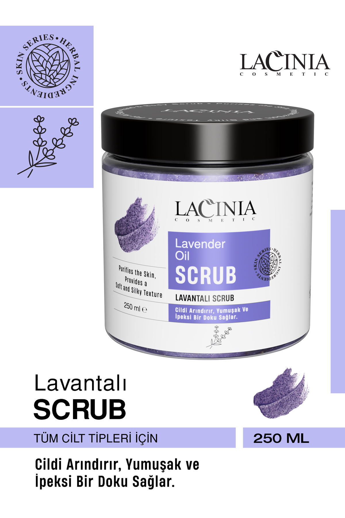 Lacinia Lavanta Yağlı Scrub 250ml