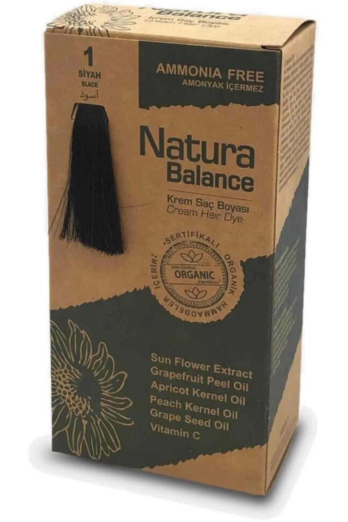 NATURA BALANCE SAÇ BOYASI 1 SİYAH