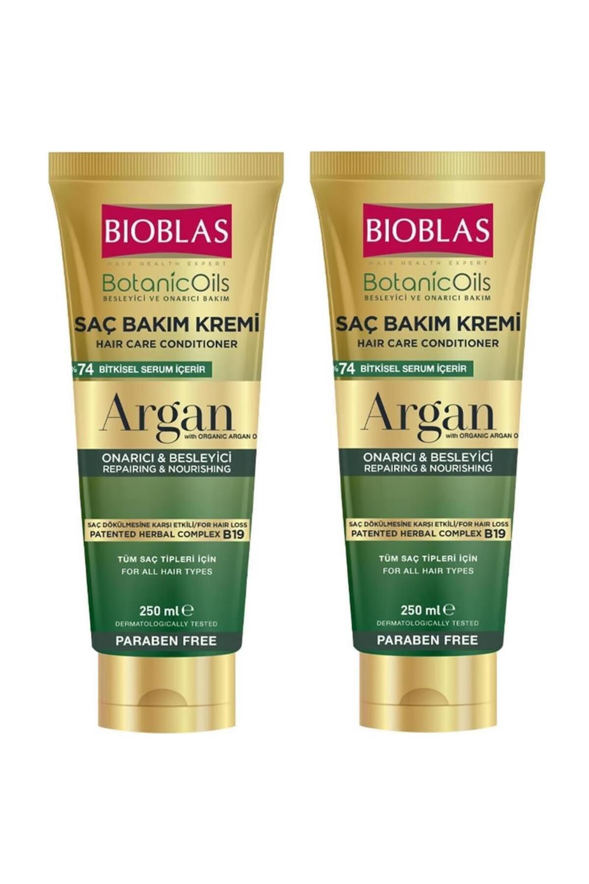 Bioblas Botanic Oils Argan Yağlı Saç Bakım Kremi 250 Ml 2 Adet