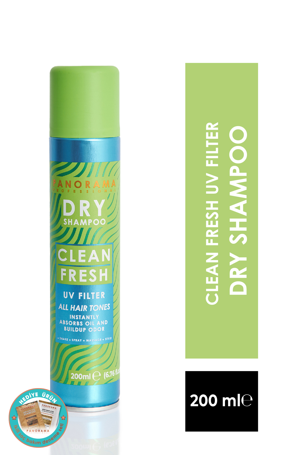 PANORAMA PROFESSIONAL Dry Shampoo Clean Fresh UV Filtre/ Kuru Şampuan UV koruma Özellikli