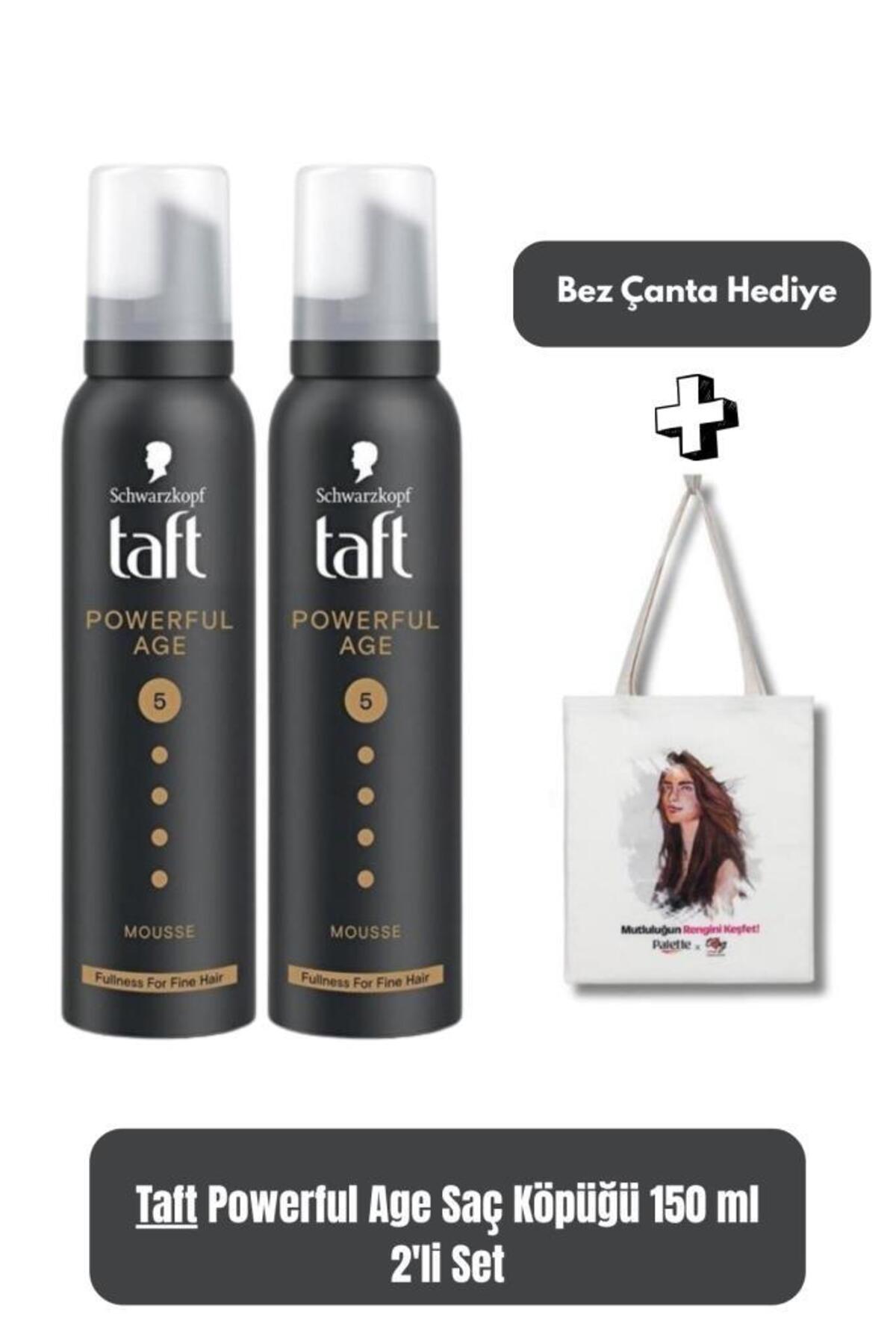 Schwarzkopf Powerful Age 5 Ekstra Güçlü Saç Köpüğü 150 ml x2 + Bez Çanta Hediyeli
