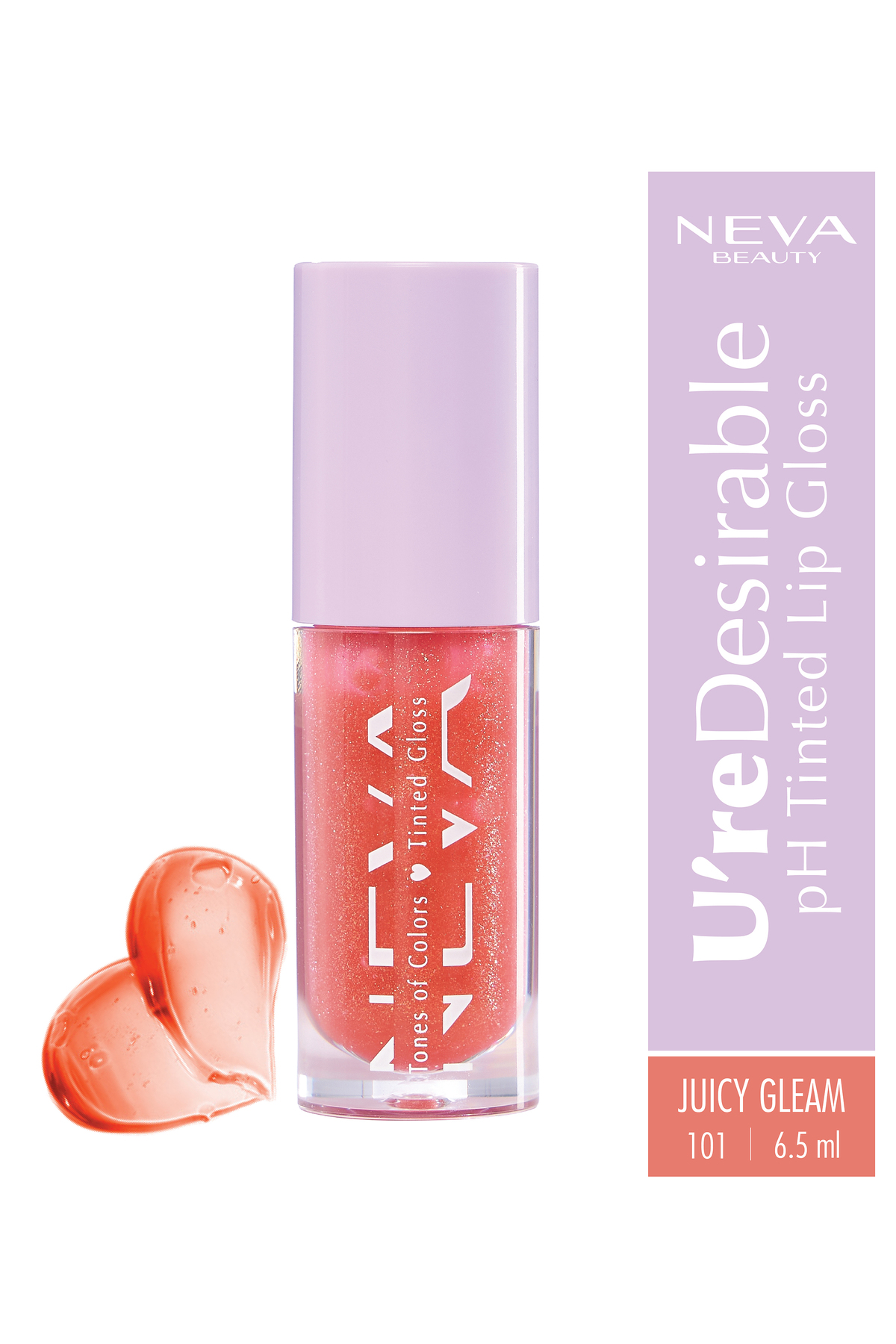 NEVA BEAUTY pH Tinted Lip Gloss-Juicy Gleam