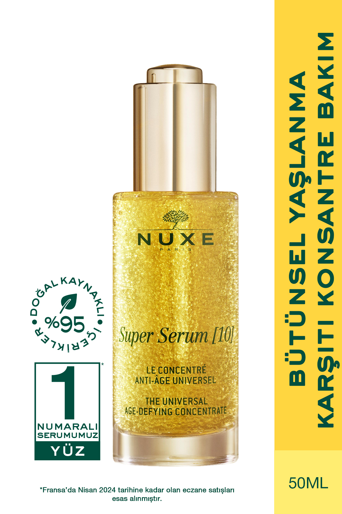 Nuxe Super 10 Yaşlanma Karşıtı Kırışıklıkları, Sıkılık, Koyu Lekeleri Düzeltici Serum 50ml