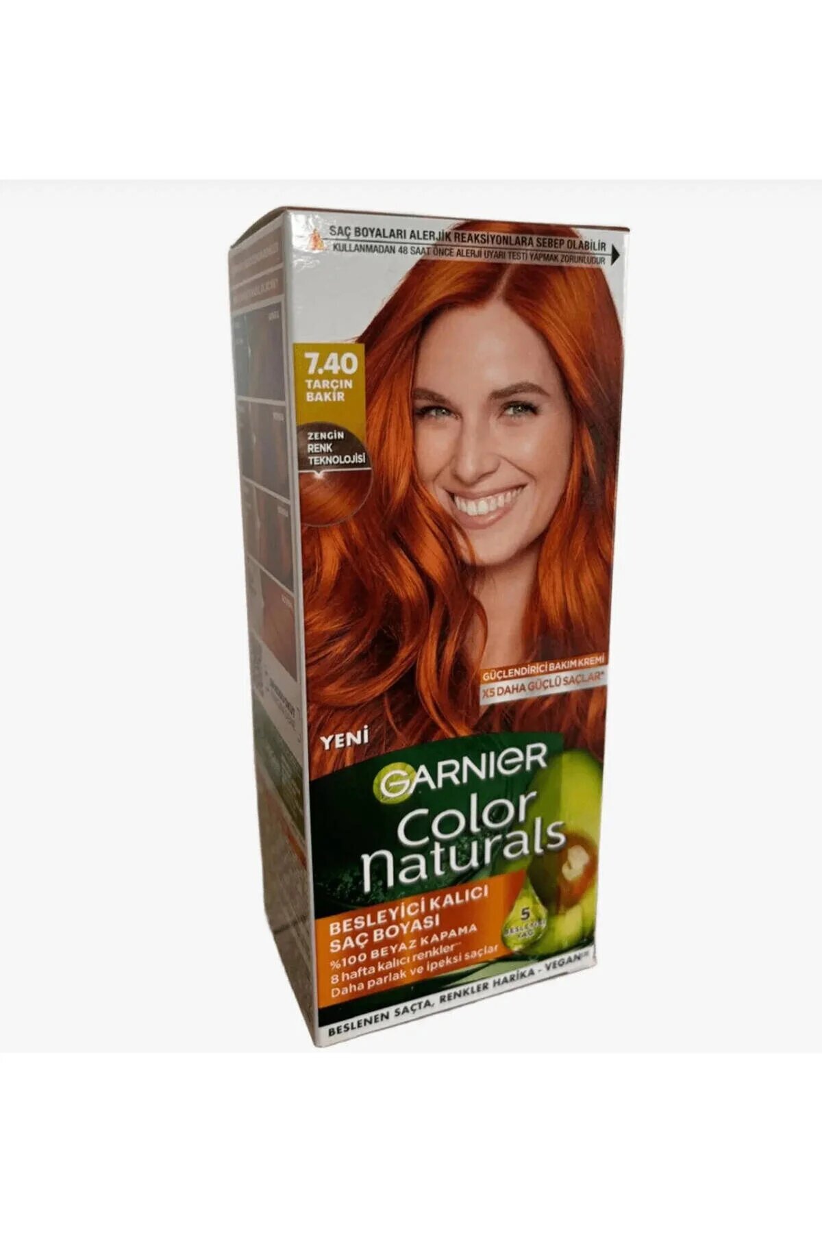 Garnier Color Naturals Saç Boyası 7.40 Tarçın Bakırı (YENİ AMBALAJ)