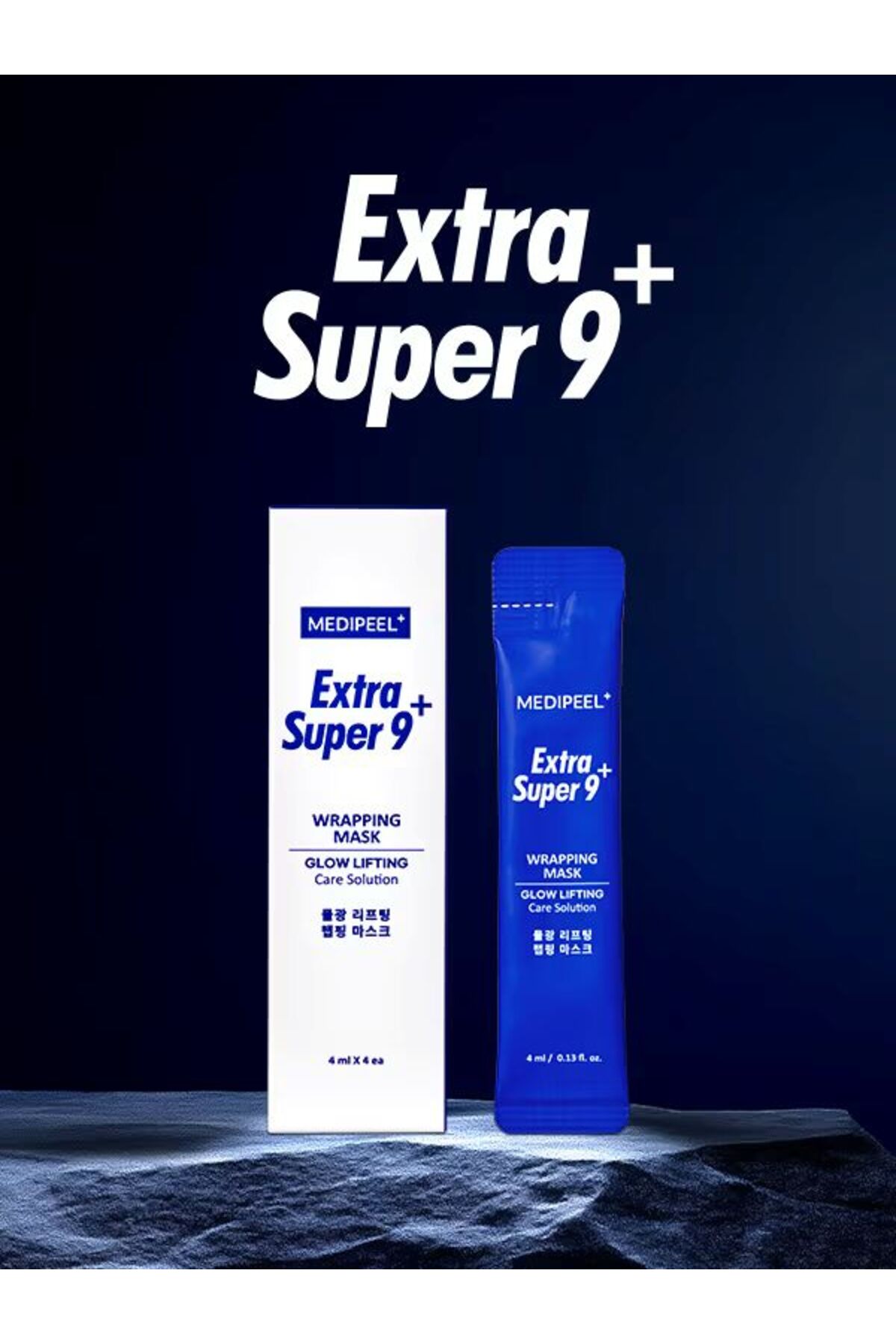 Han Glow K - Beauty Extra Super 9 Plus Lifting Wrapping Mask | Asitli Film Maskesi 4*4 ml