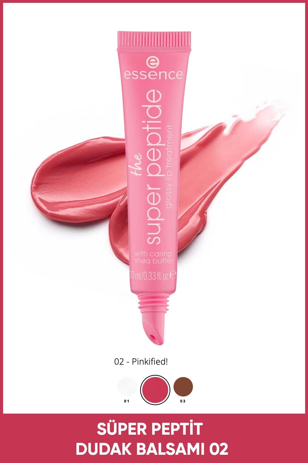 Essence The Super Peptide Parlak Dudak Bakım Ürünü No: 02