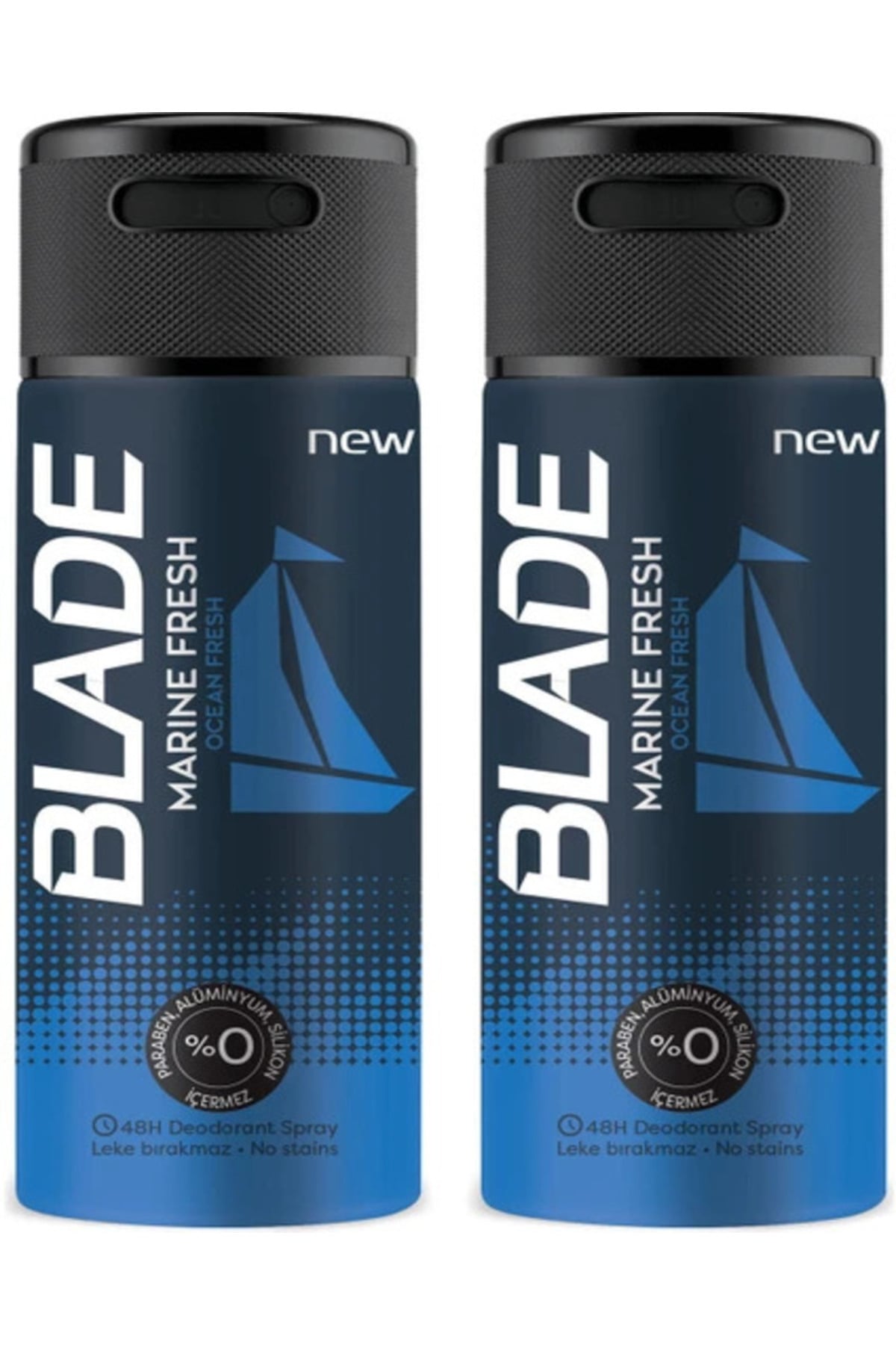 Blade ( 2 ADET ) Marine Fresh Deodorant 150 ML x 2 Adet