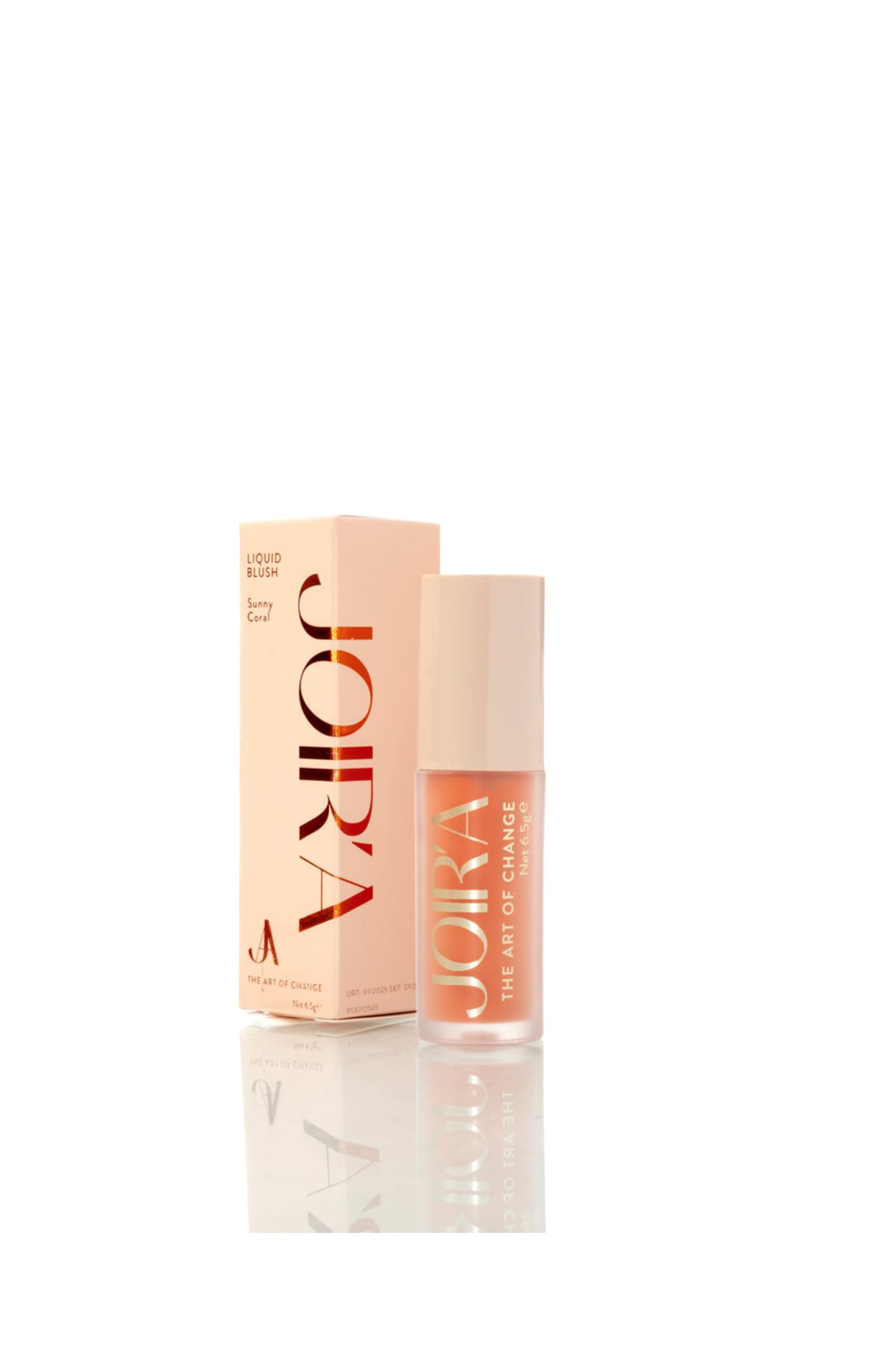 JOIR'A Likit Allık - Liquid Blush - Sunny Coral - Yüksek Pigment Yumuşak Sürüm Rahat Dağılım 6.5g