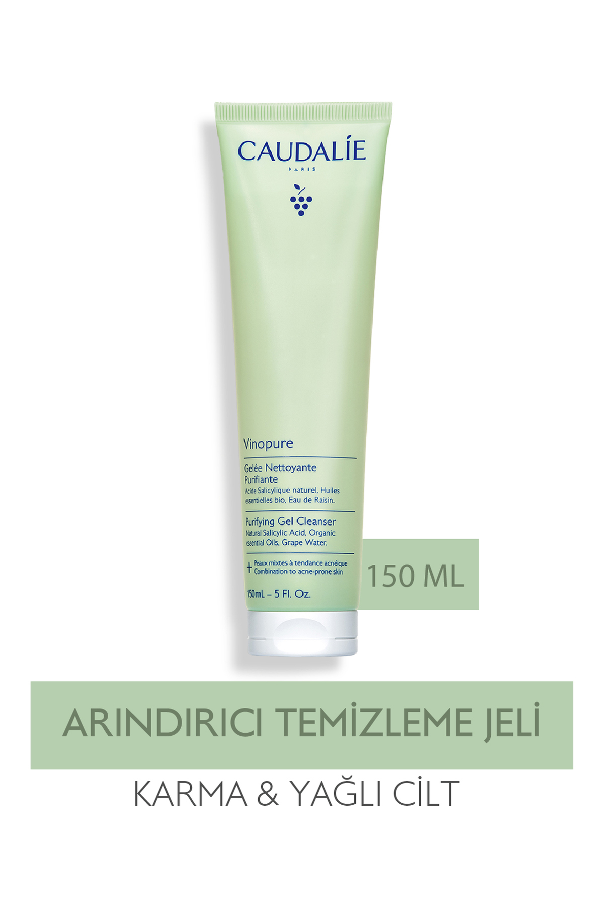 Caudalie Vinopure Arındırıcı Temizleme Jeli150 ml