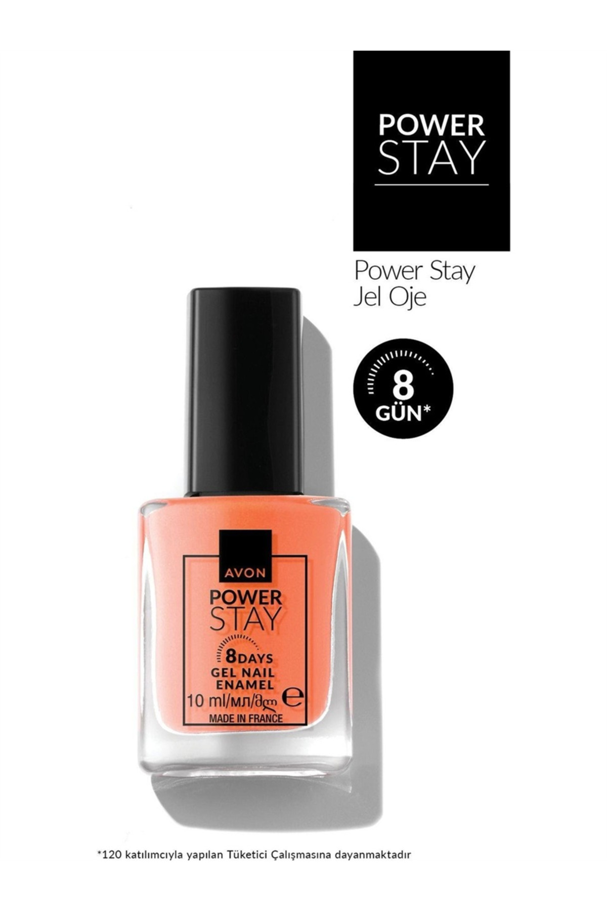 AVON Power Stay Gel Tırnak Cilası 10ml - Make A Fuss