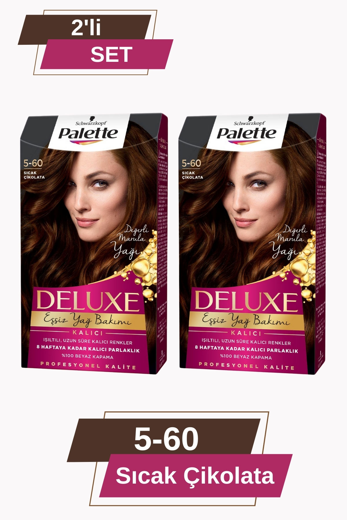 Palette Deluxe 5-60 Sicak Çikolata X 2 Adet
