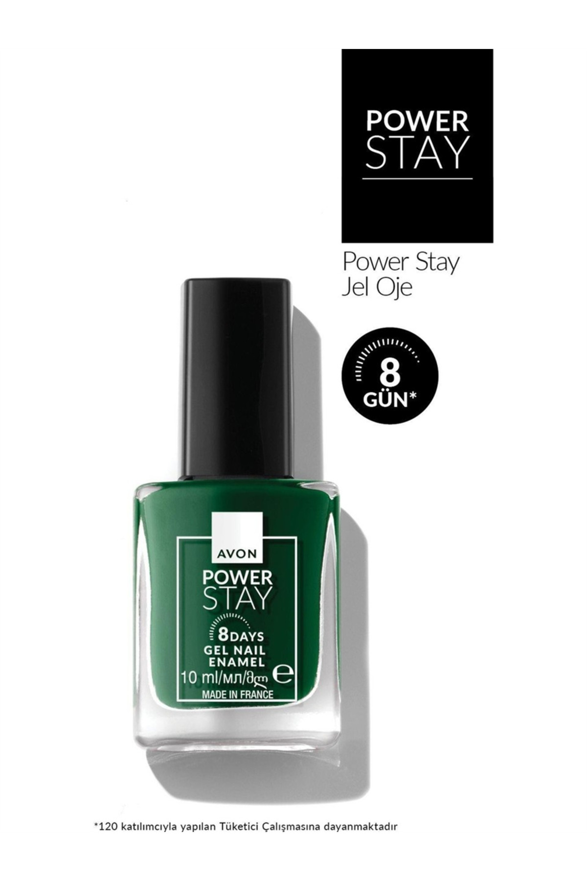 AVON Power Stay Gel Tırnak Cilası 10ml - Forest Stroll