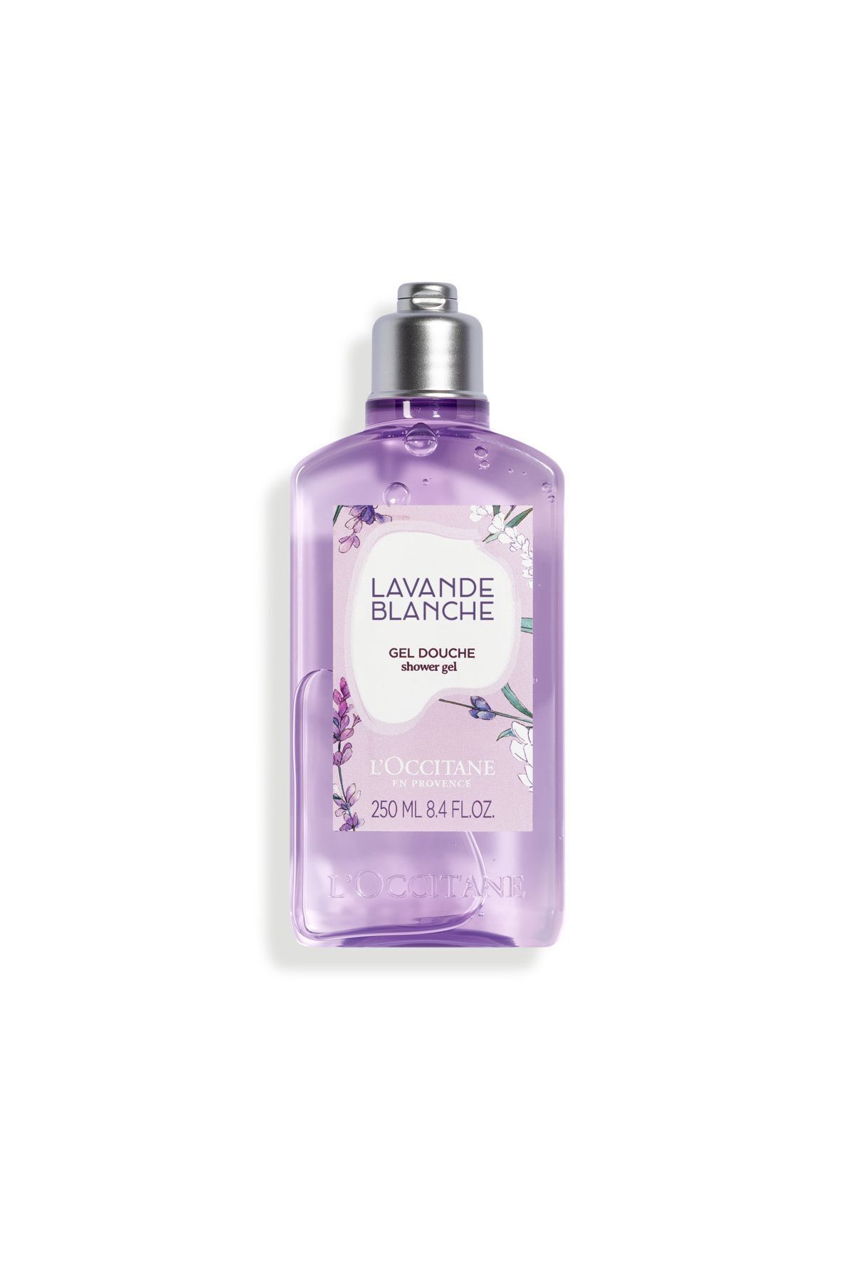 L'Occitane Beyaz Lavantanın Tazelik ve Temiz Hissettiren Eşsiz Kokulu White Lavender Duş Jeli 250ml