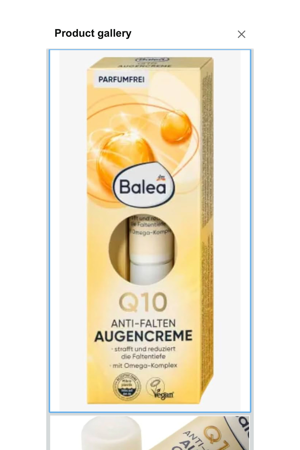 BALEA Göz Kremi Q10 Kırışıklık Karşıtı, 15 ml( Alman kalitesi)