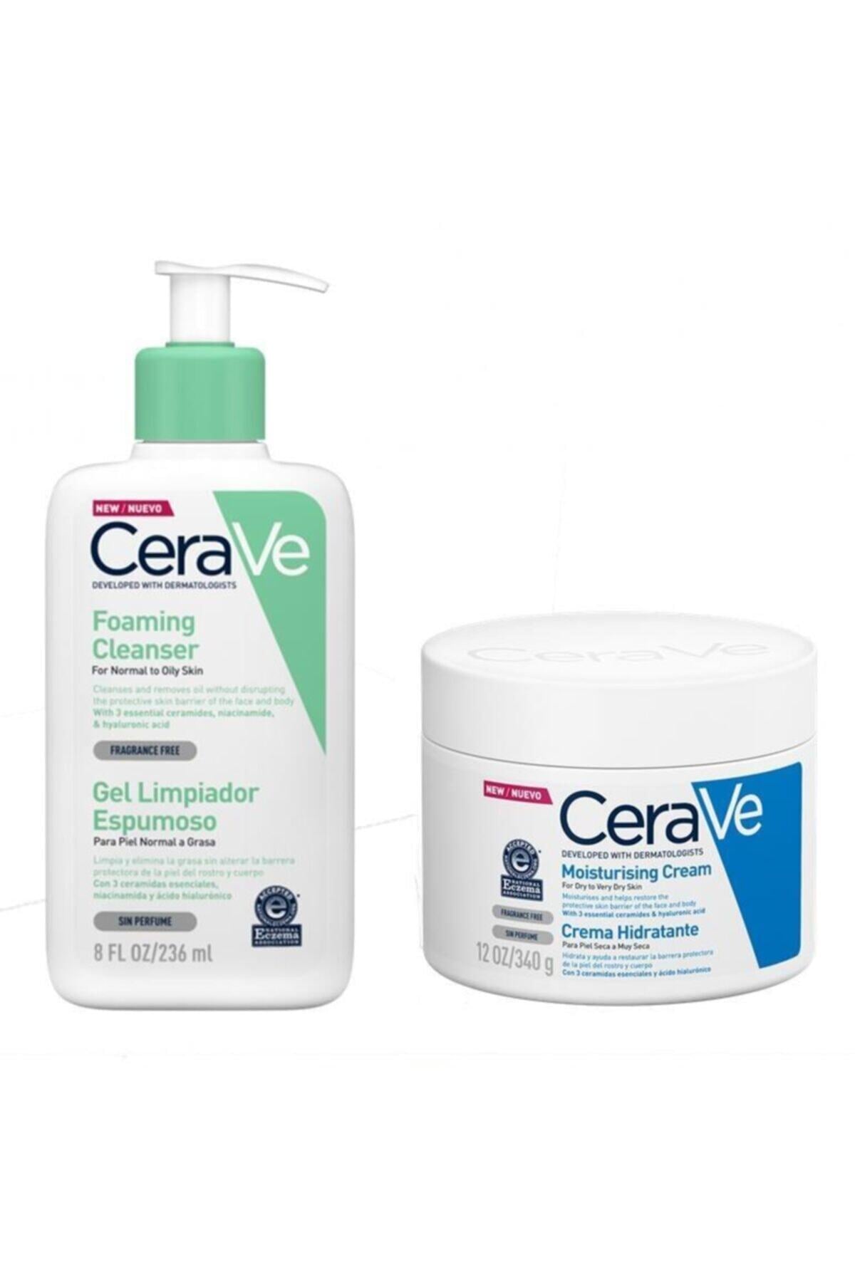 CeraVe Köpüren Temizleyici ve Nemlendirici Krem