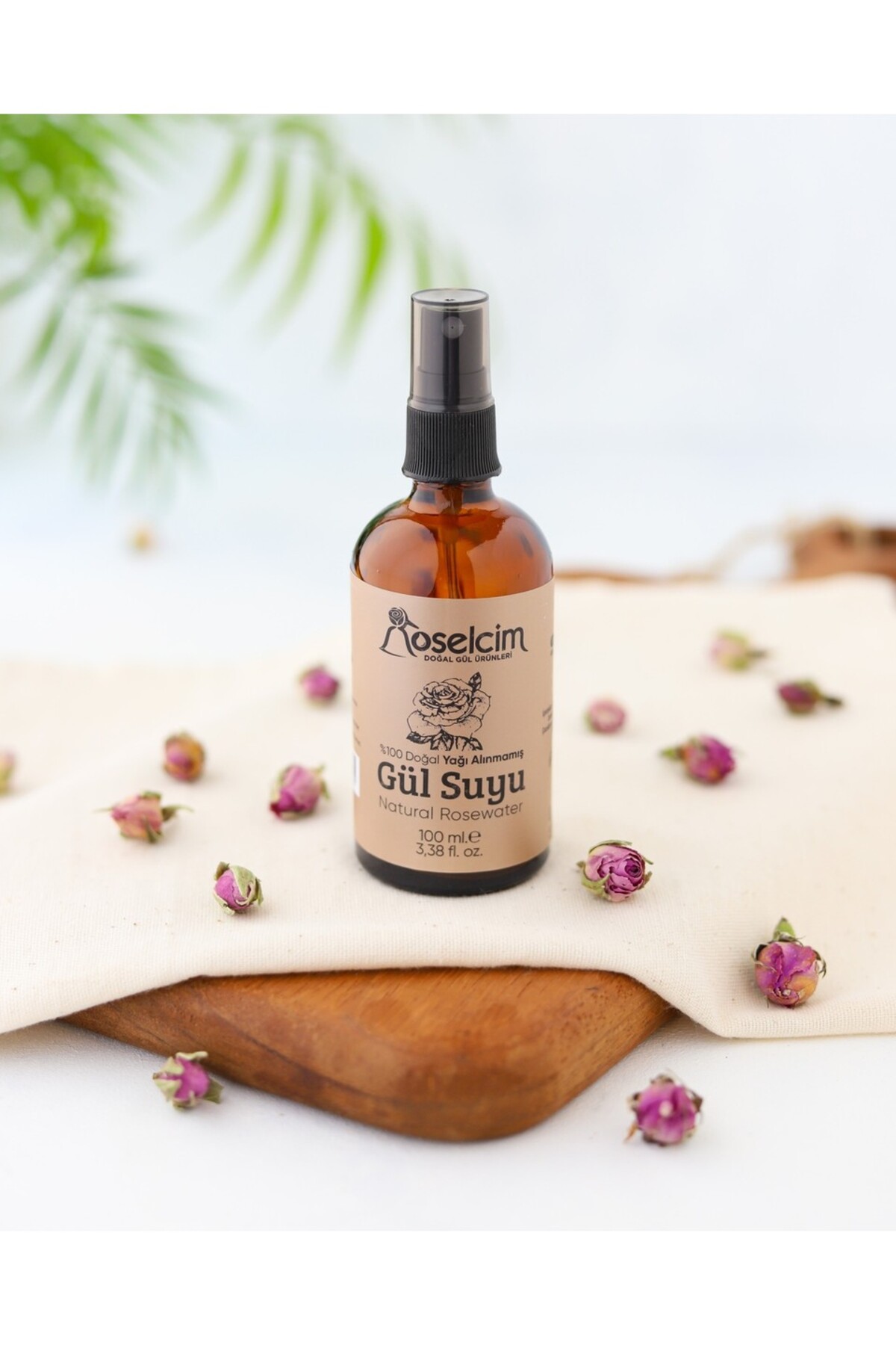 Roselcim Yağı Alınmamış Gül Suyu 100 ml