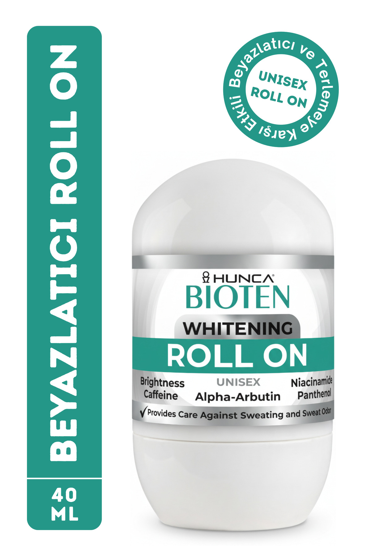 Hunca Care Bioten Ter Önleyici - Beyazlatıcı Unisex Roll-On 40 ml