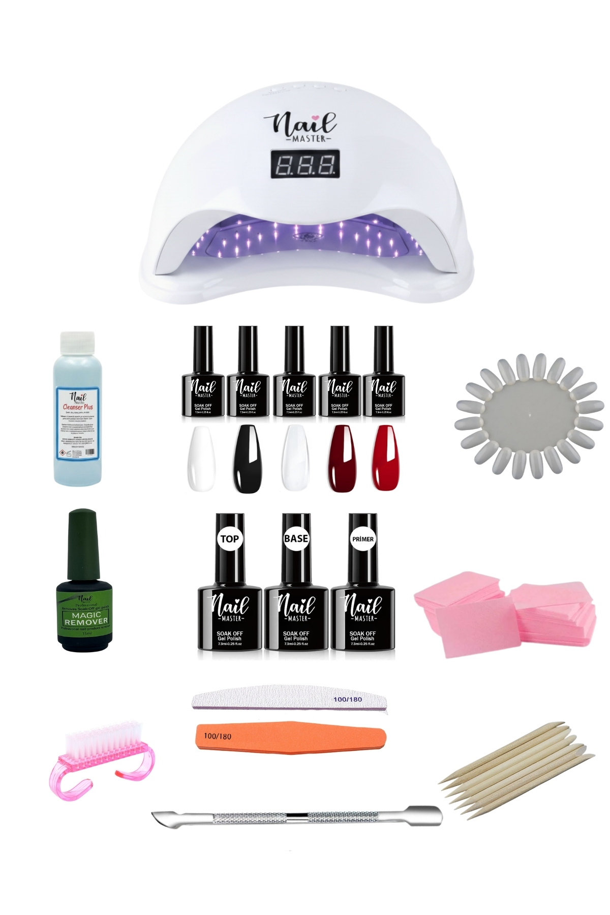Nail Master Kalıcı Oje Seti 5 Favori Renk 7,3ml