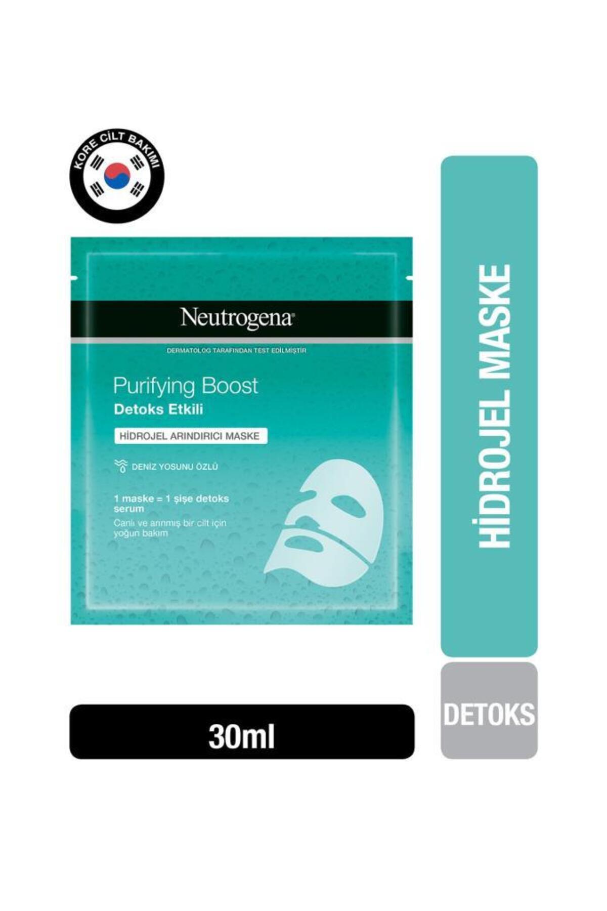Neutrogena Purifying Boost Hidrojel Maske 30ml