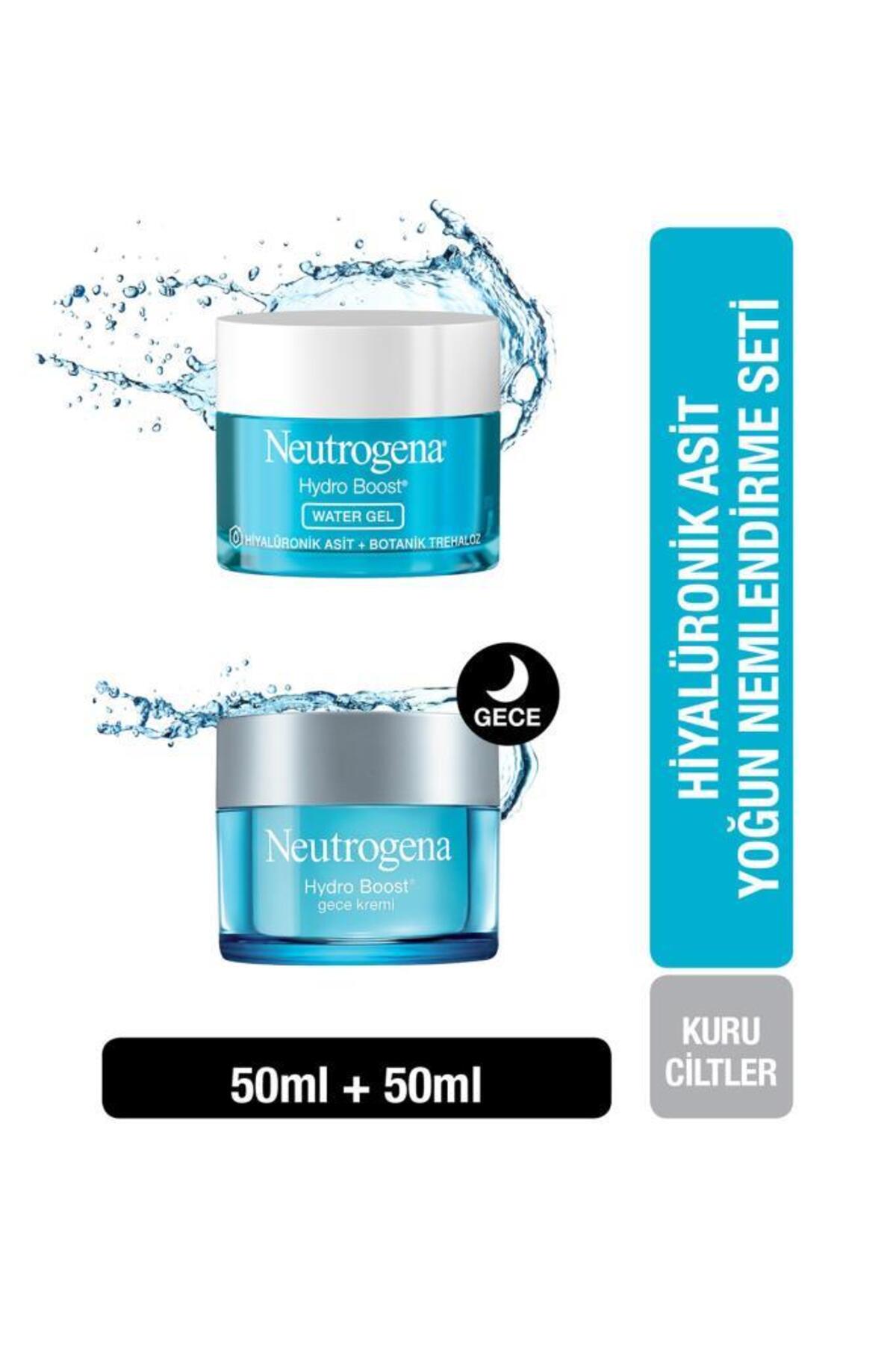 Neutrogena Hydro Boost Water Gel 50 ml+Gece Kremi 50ml