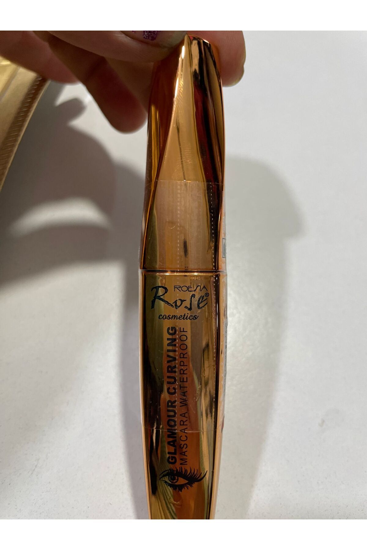 Tasarım Rose Cosmetics Hacim Veren Kirpik Kaldırıcı Maskara Siyah Gold