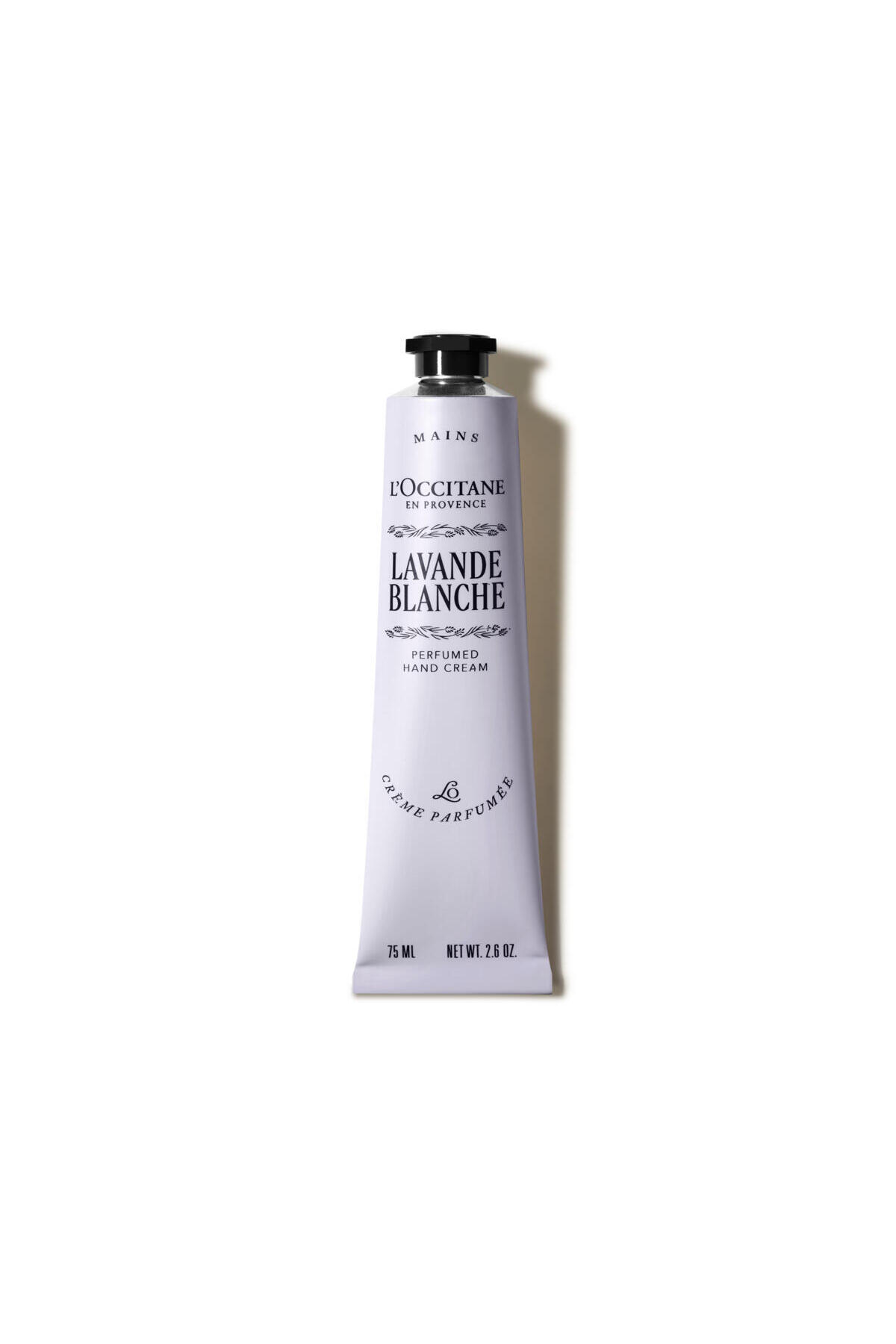L'Occitane Lavande Blanche Parfümlü El Kremi, Beyaz Lavanta ve Portakal Çiçeği Özü İçeren Besleyici ve Nemlendirici, 75 ml
