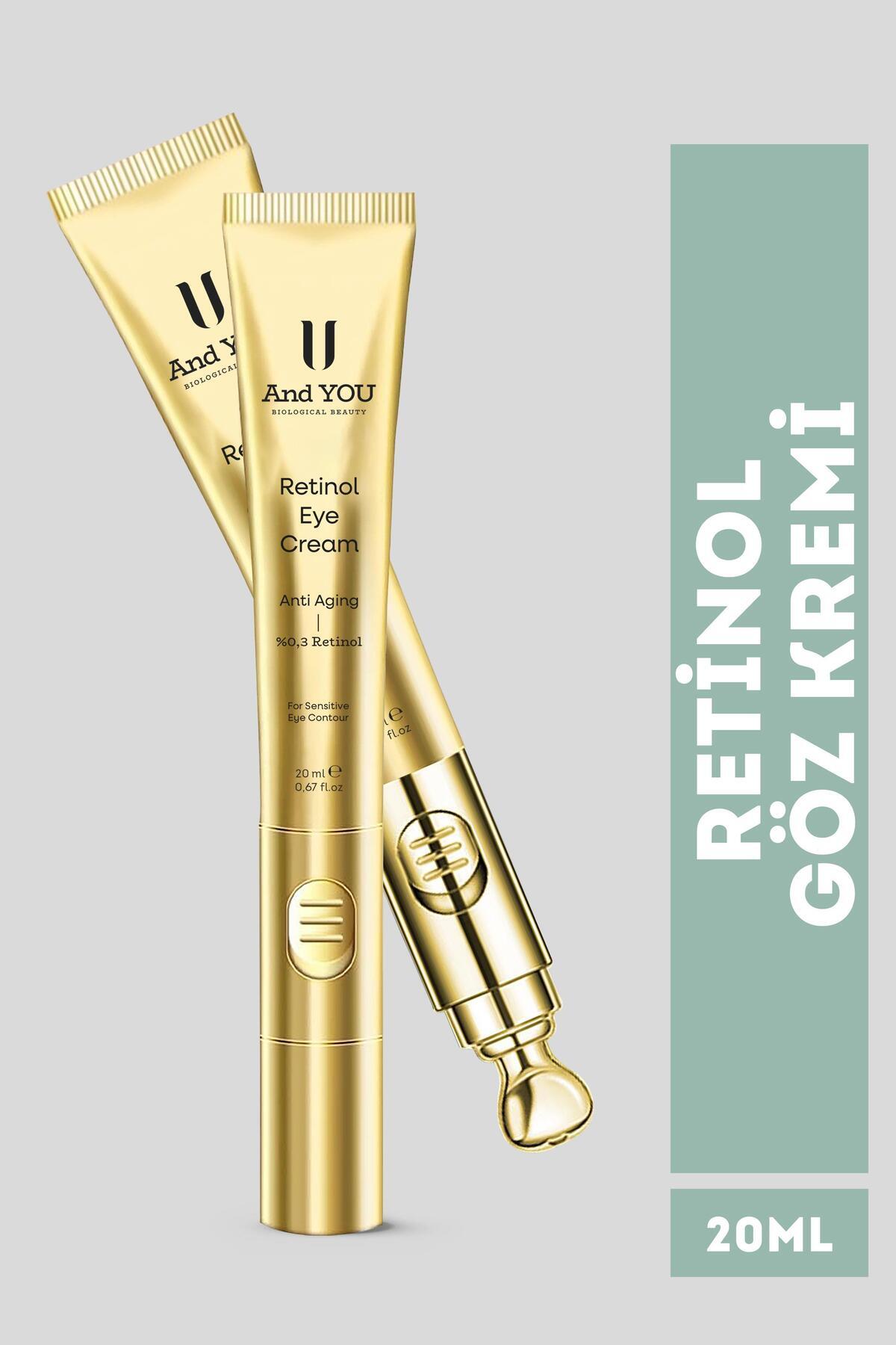 AND YOU Retinol Titreşimli Göz Altı Kremi 20 ml