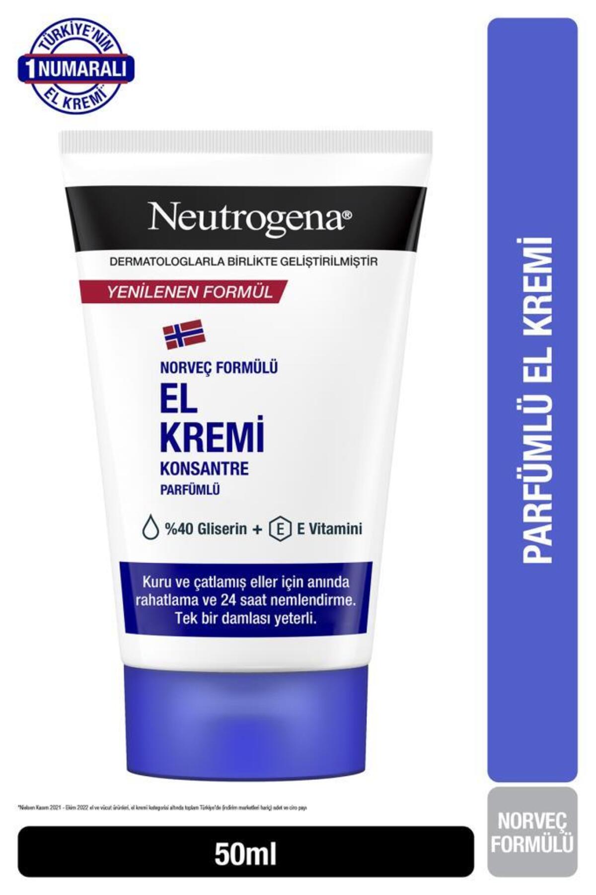 Neutrogena Norveç Formülü El Kremi Parfümlü 50 Ml