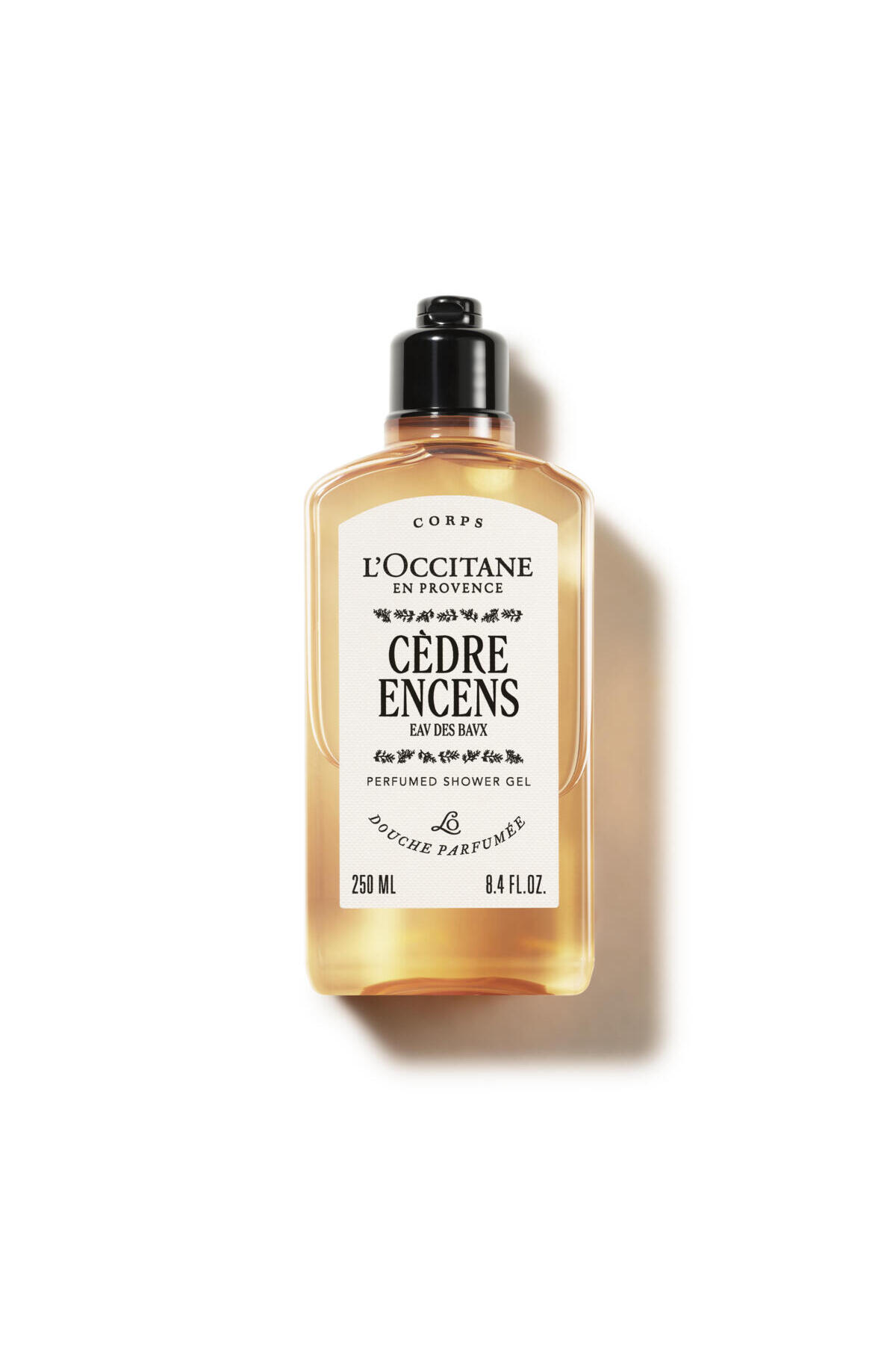L'Occitane Vücudu Nazikçe Temizleyerek Hoş Odunsu ve Baharatlı Koku Bırakan Cedre Encens Duş Jeli 250ml