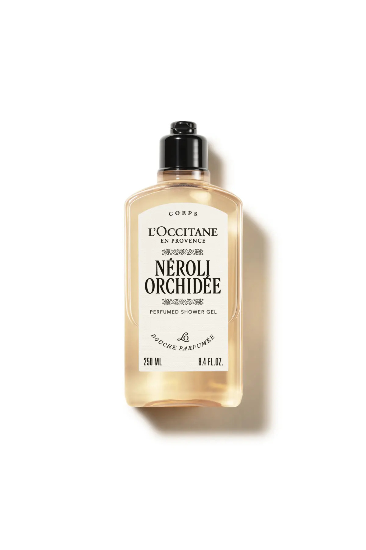 L'Occitane Néroli Orchidée Parfümlü Duş Jeli, Vanilya ve Portakal Çiçeği Özlü, 250 ml