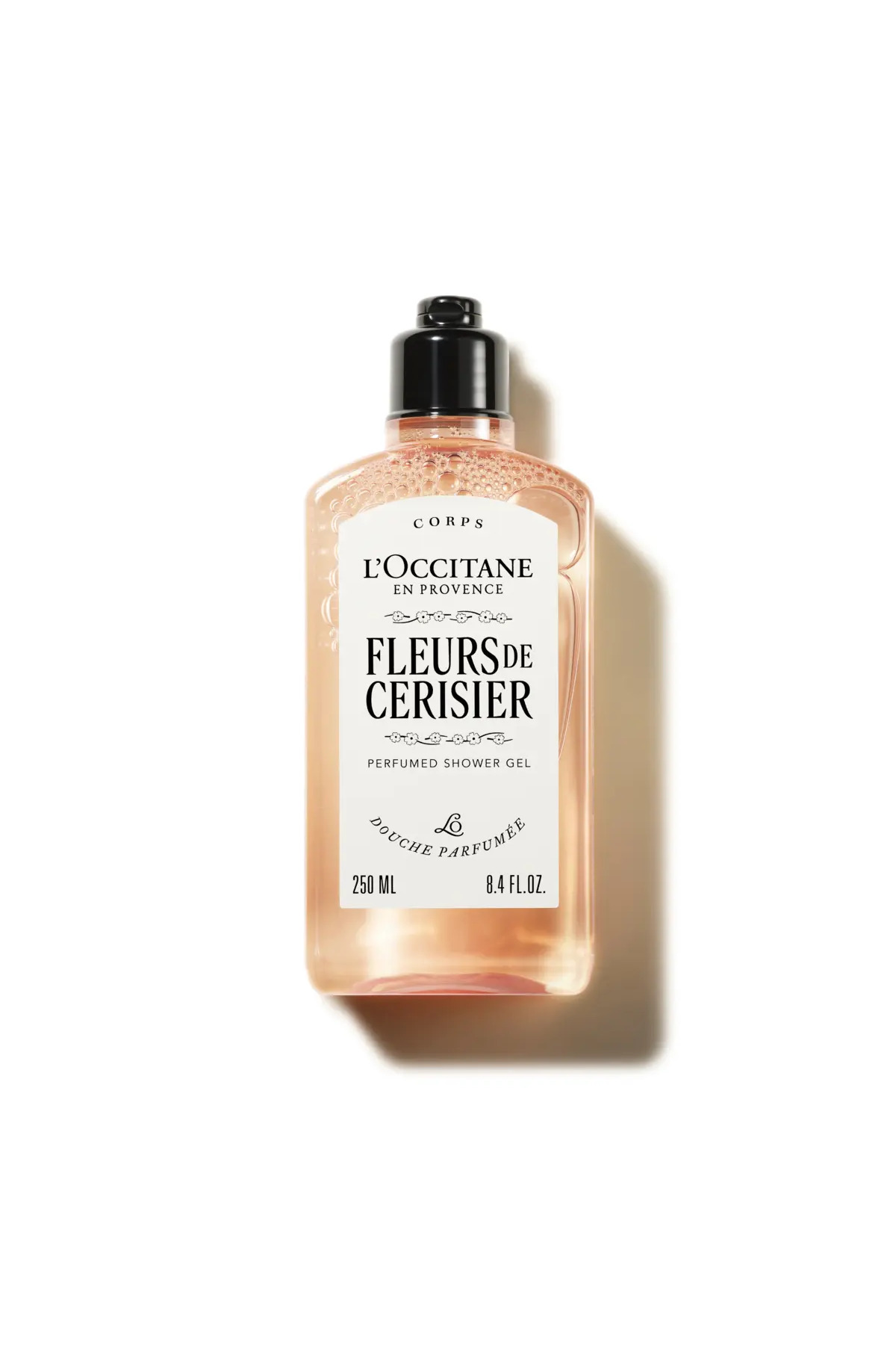 L'Occitane Fleurs de Cerisier Parfümlü Duş Jeli, Kiraz Özlü, 250 ml