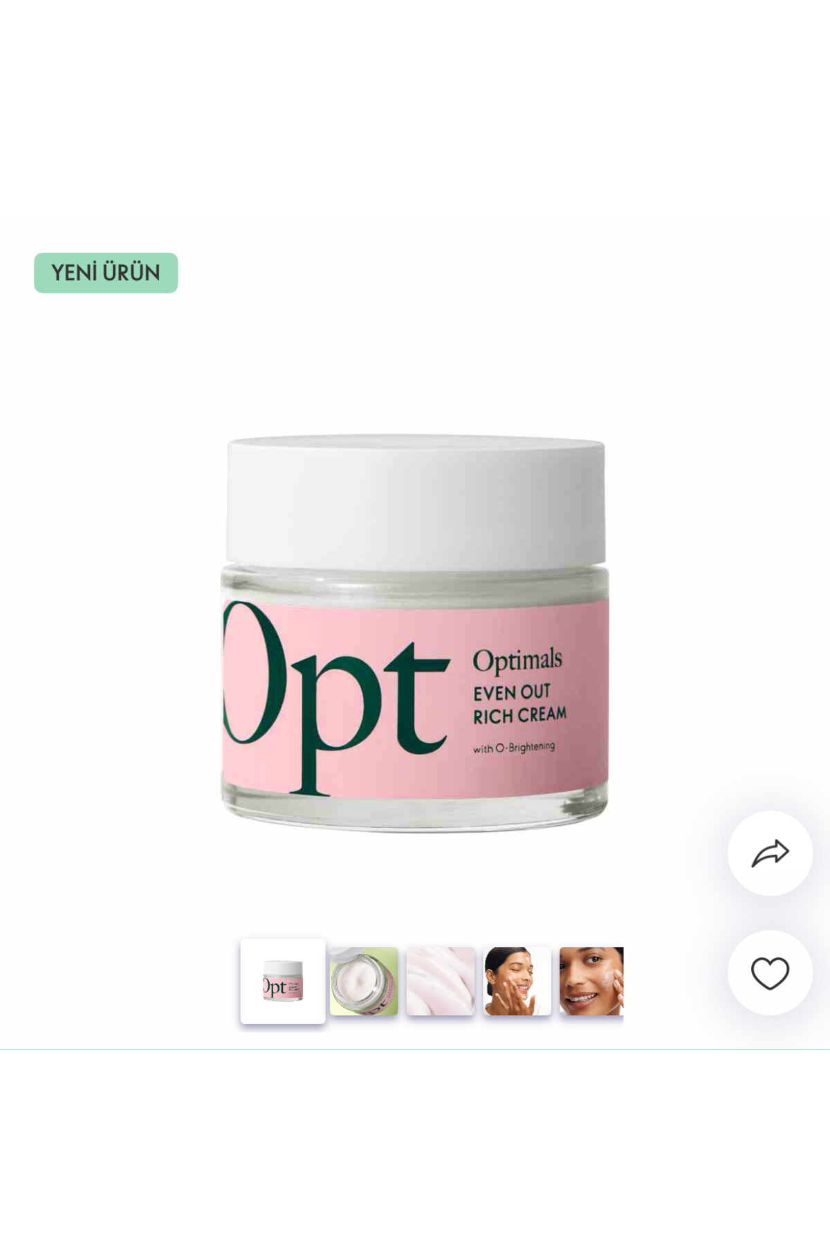 Oriflame Optimals Even Out Rich Krem yeni ambalaj