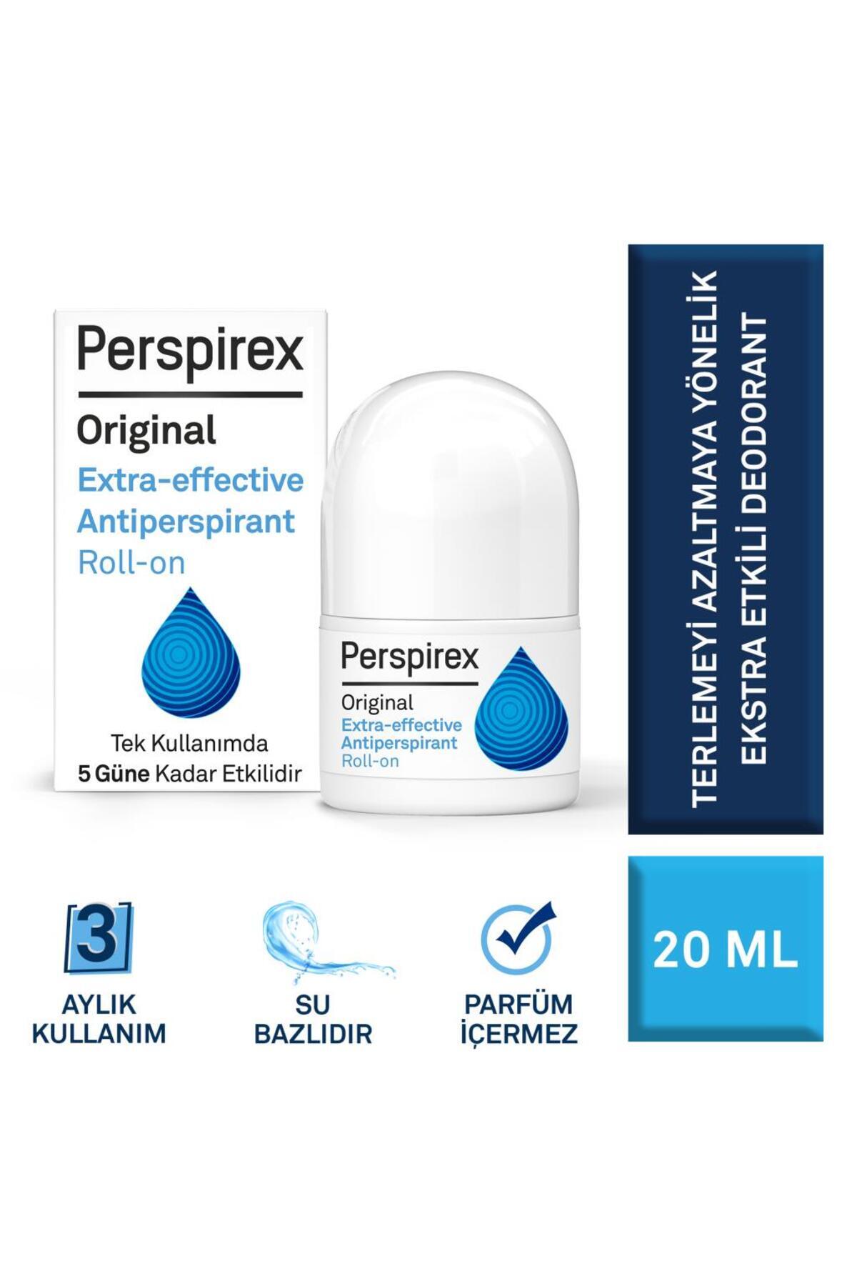 Perspirex Antiperspirant 3-5 Gün Etkili Terleme Önleyici Roll-On Orjinal 20 ML (Parfümsüz)