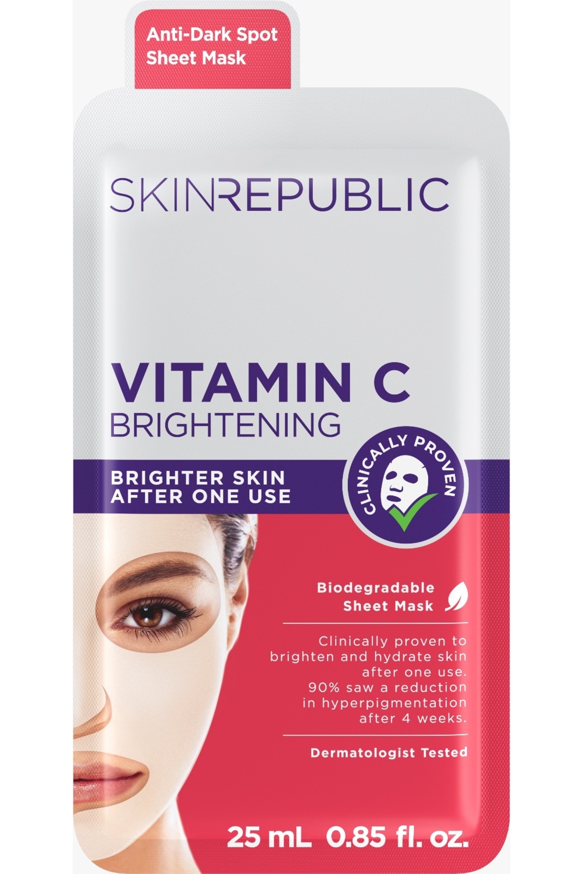 Skin Republic Aydınlatıcı C Vitaminli Yüz Maskesi