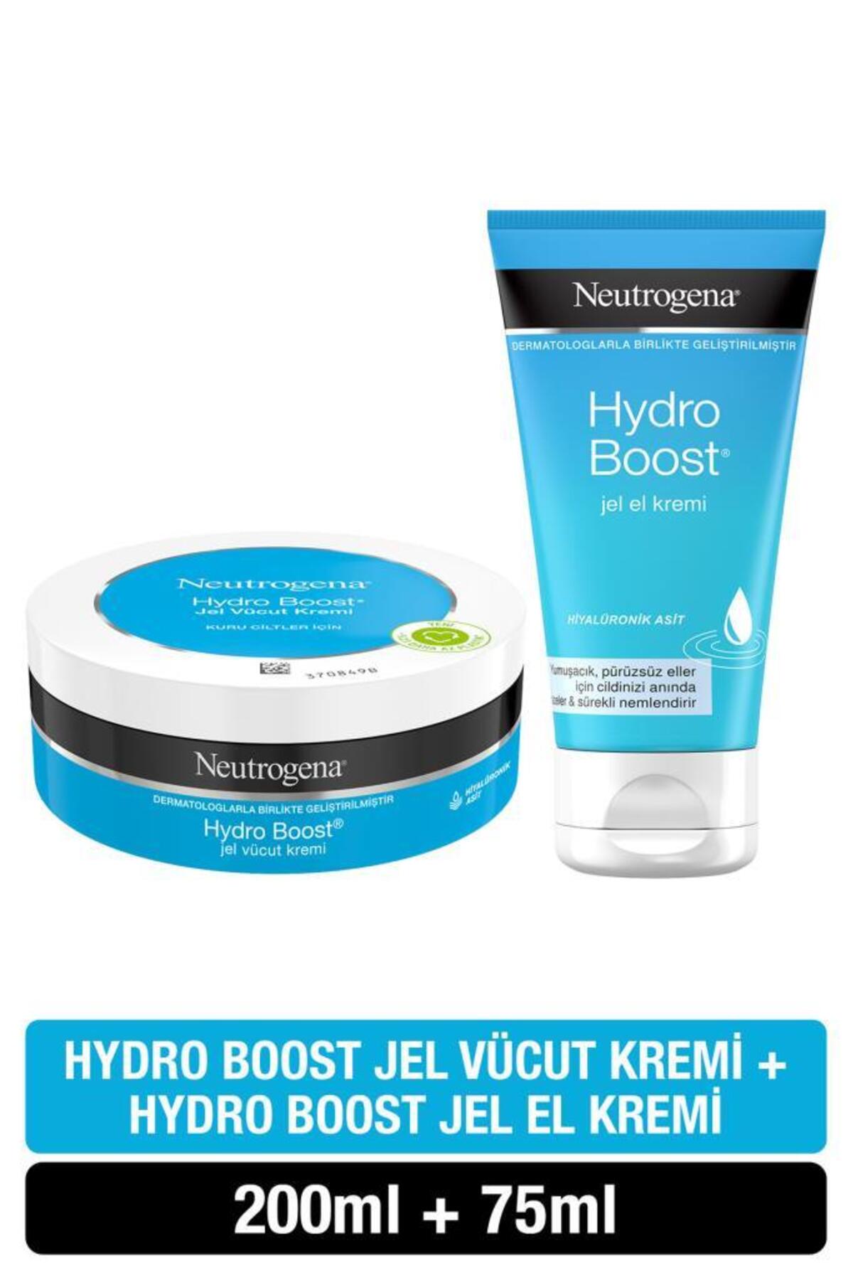 Neutrogena Hydro Boost Jel Vücut Kremi 200 ml + El Kremi 75 ml