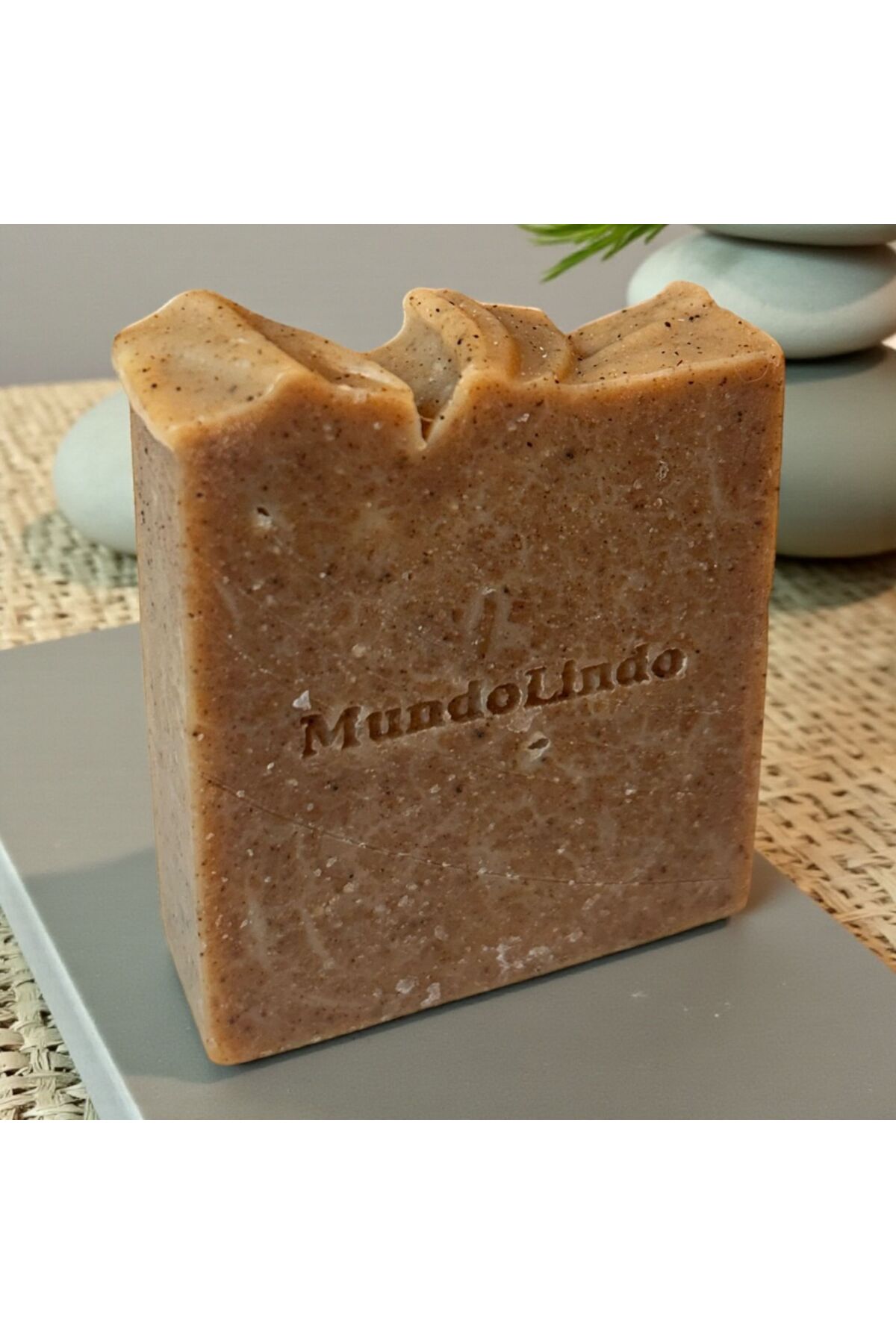 MundoLindo Doğal Argan Sabunu Castor Yağı Katkılı 100 gr Özel Tasarım Keseli