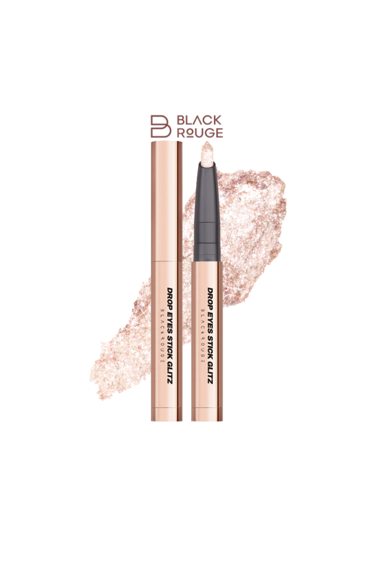 Black Rouge Glitter İçeren Yumuşak Dokulu Işıltılı Stick Göz Farı Drop Eyes Stick Glitz D03 Fairy Glitz - 0.7 gr