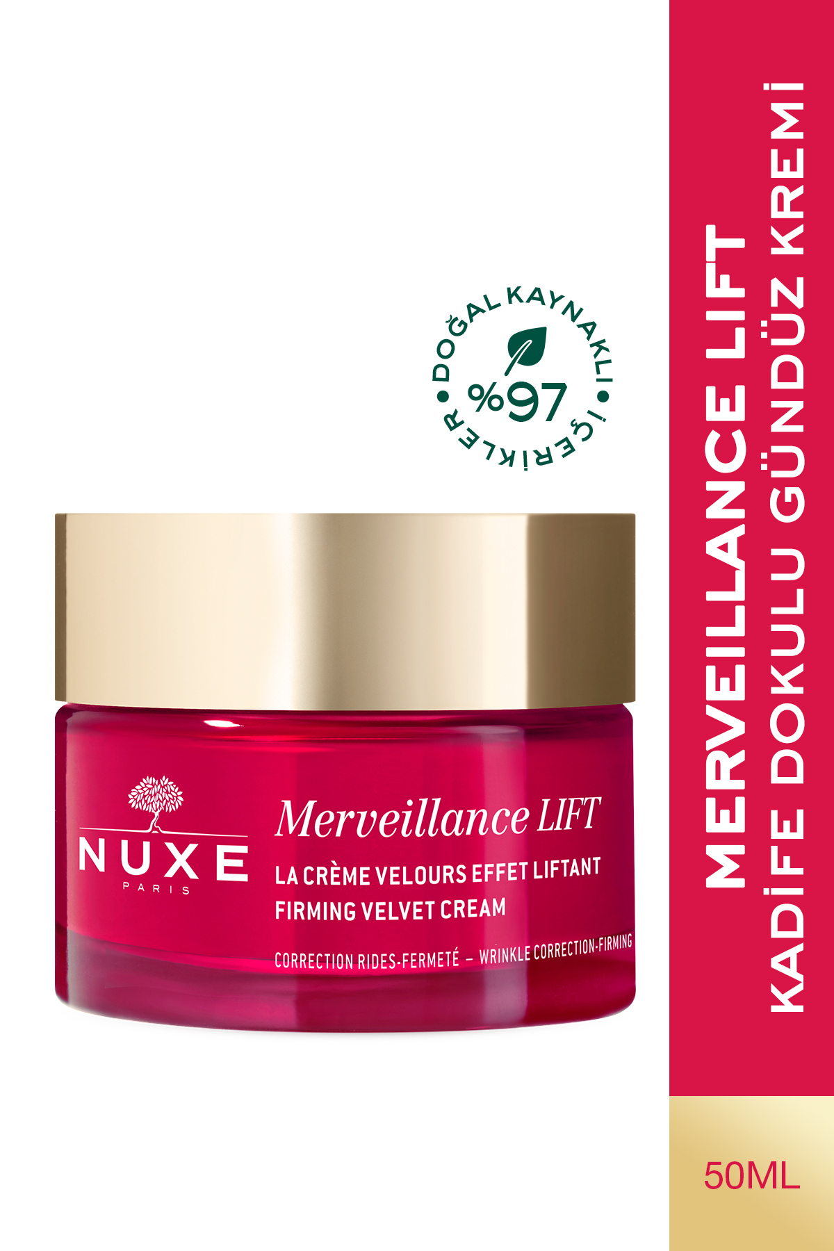 Nuxe Merveillance Lift Kadife Dokulu Sıkılaştırıcı Gündüz Kremi