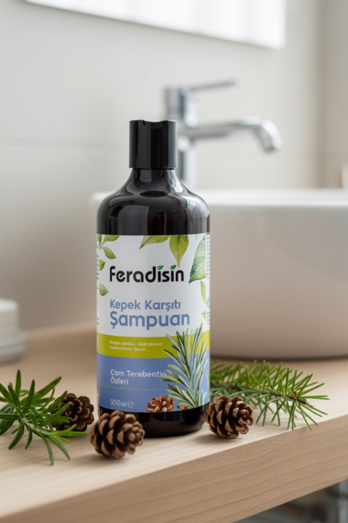 Feradisin Kepekli Saçlar Için Şampuan 500 Ml. Gimdes Helal Sertifikalı