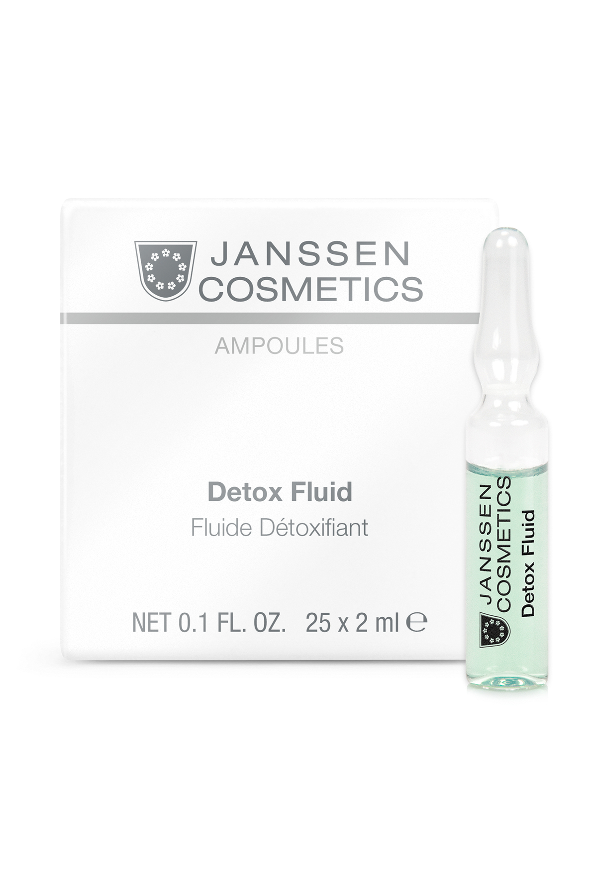 Janssen Cosmetics Detox Fluid Ampul 25x2ml Tekli - Canlandırıcı Bakım Ampulü