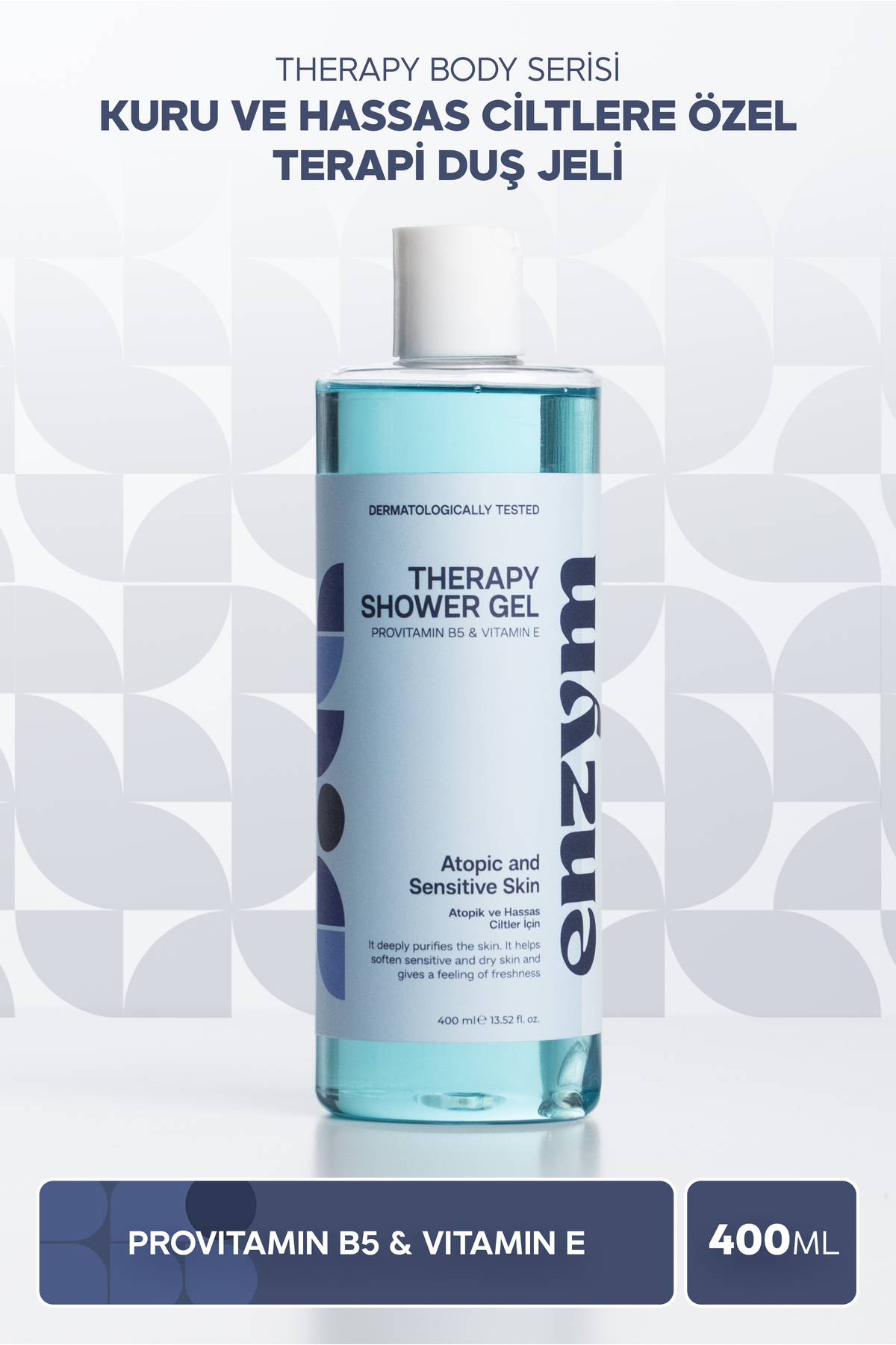 ENZYM COSMETICS Kuru Ve Hassas Ciltlere Özel Terapi Duş Jeli 400 ml