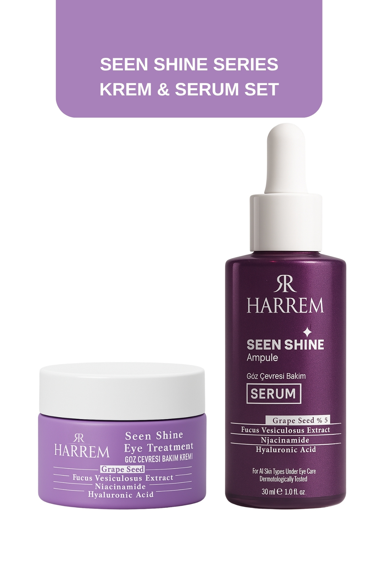 Harrem Seen Shine Serum-Seen Shine Krem Set