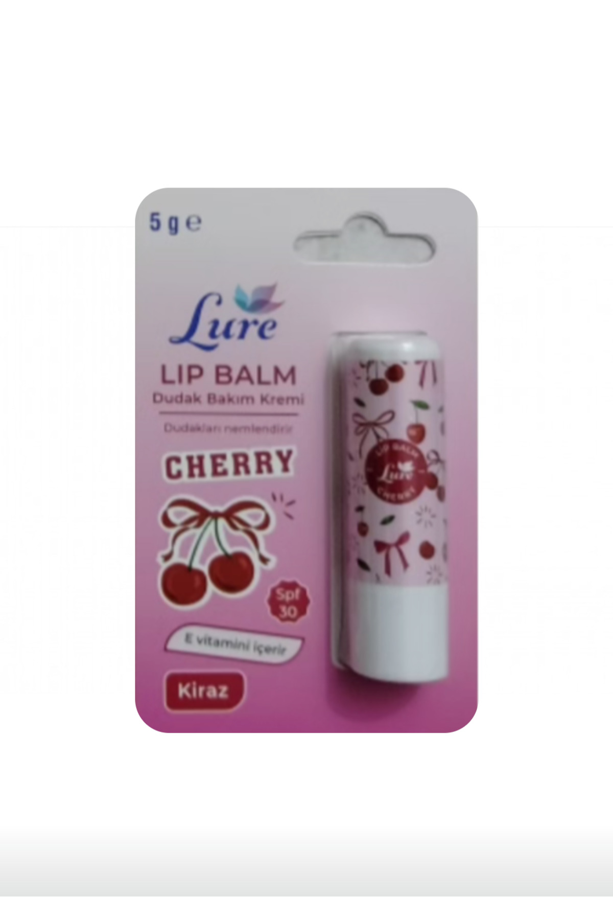 LURE Lip Balm Kiraz Aromalı 5g