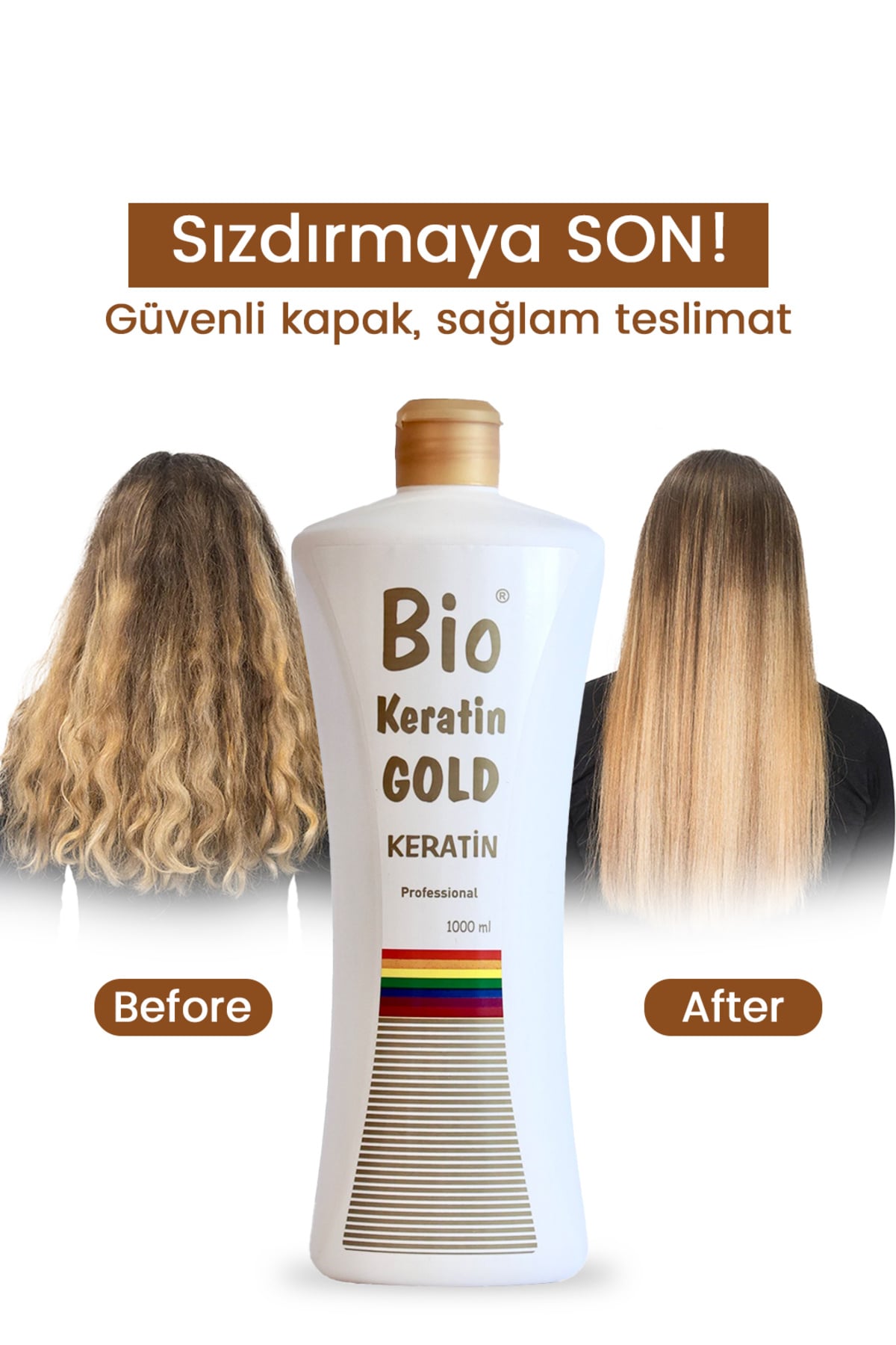 Bio Keratin Gold Brezilya Fönü Keratini 1000 ml