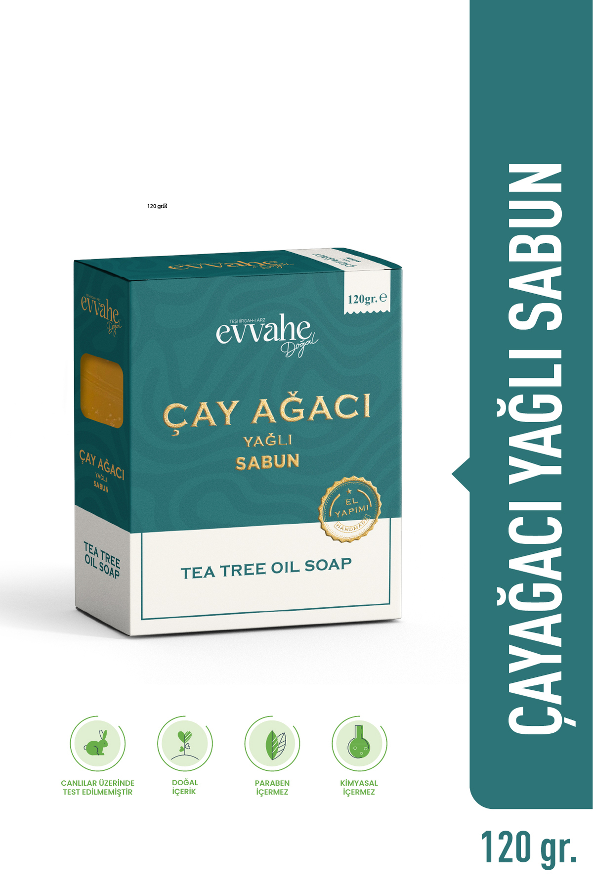 EVVAHE DOĞAL Çay Ağacı Yağlı Sabun
