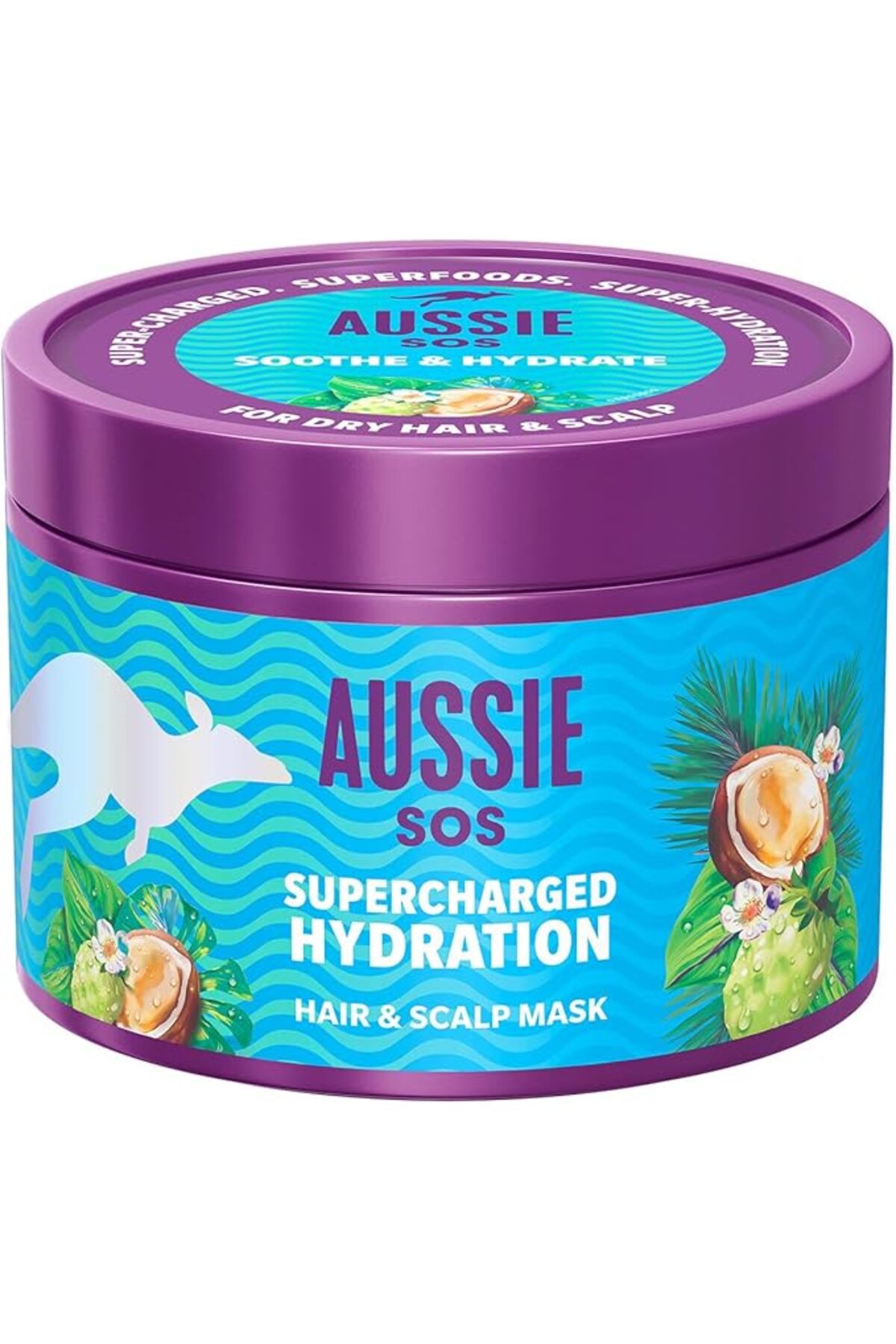 SOS Supercharged Hydration Saç & Saç Derisi Maskesi 500ml, Kuru Saç ve Kuru Saç Derisi için
