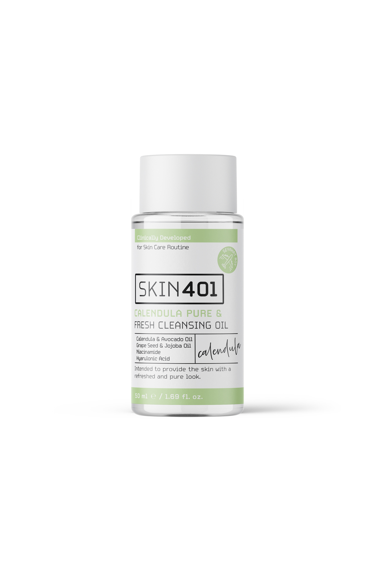 Skin401 Kalendula Cilt Temizleme Yağı 50ml (SEYAHAT BOY)