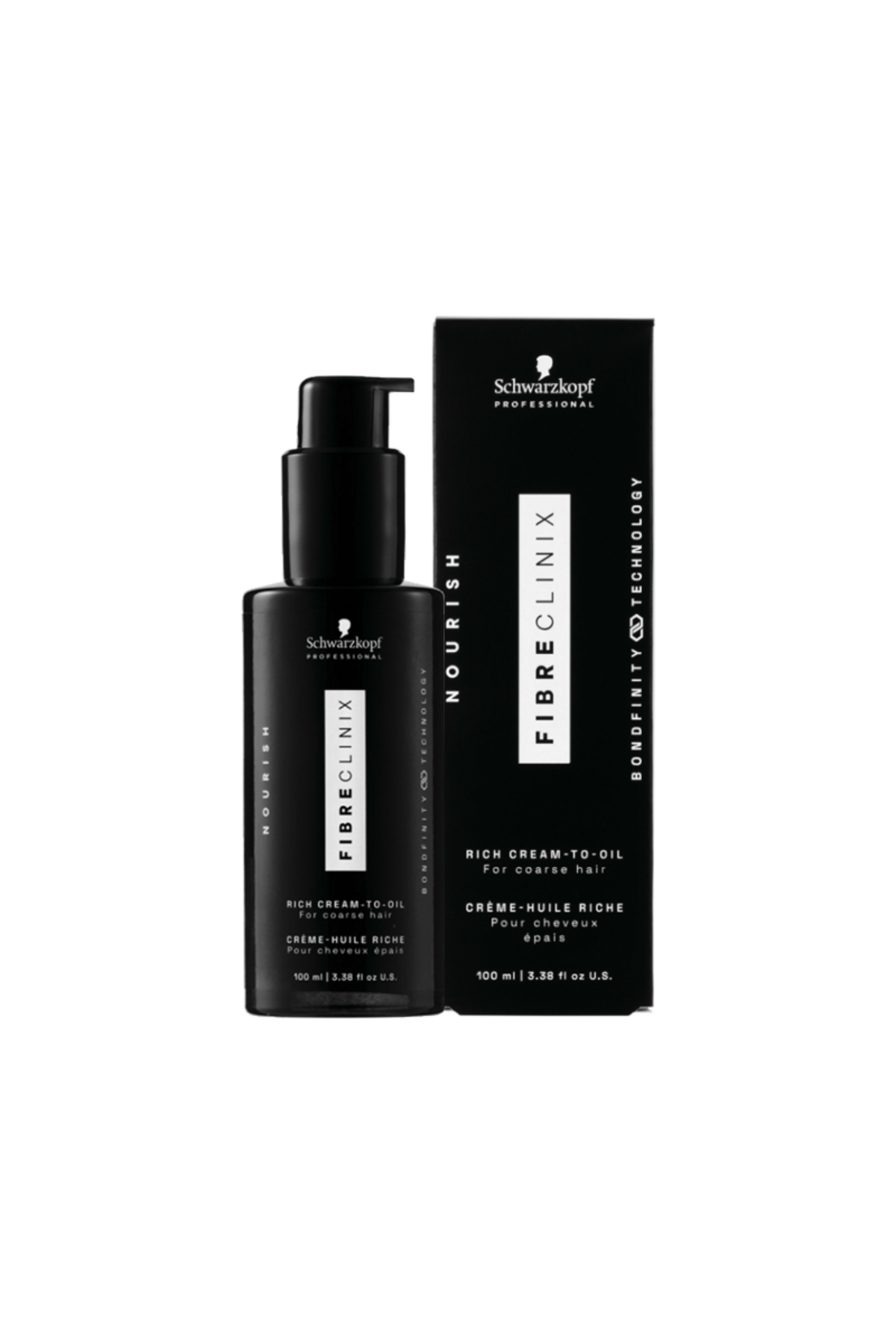 Schwarzkopf Fibre Clinix Rich Cream-to-Oil Kalın Telli Saçlar İçin Krem Bakım Yağı 100ml